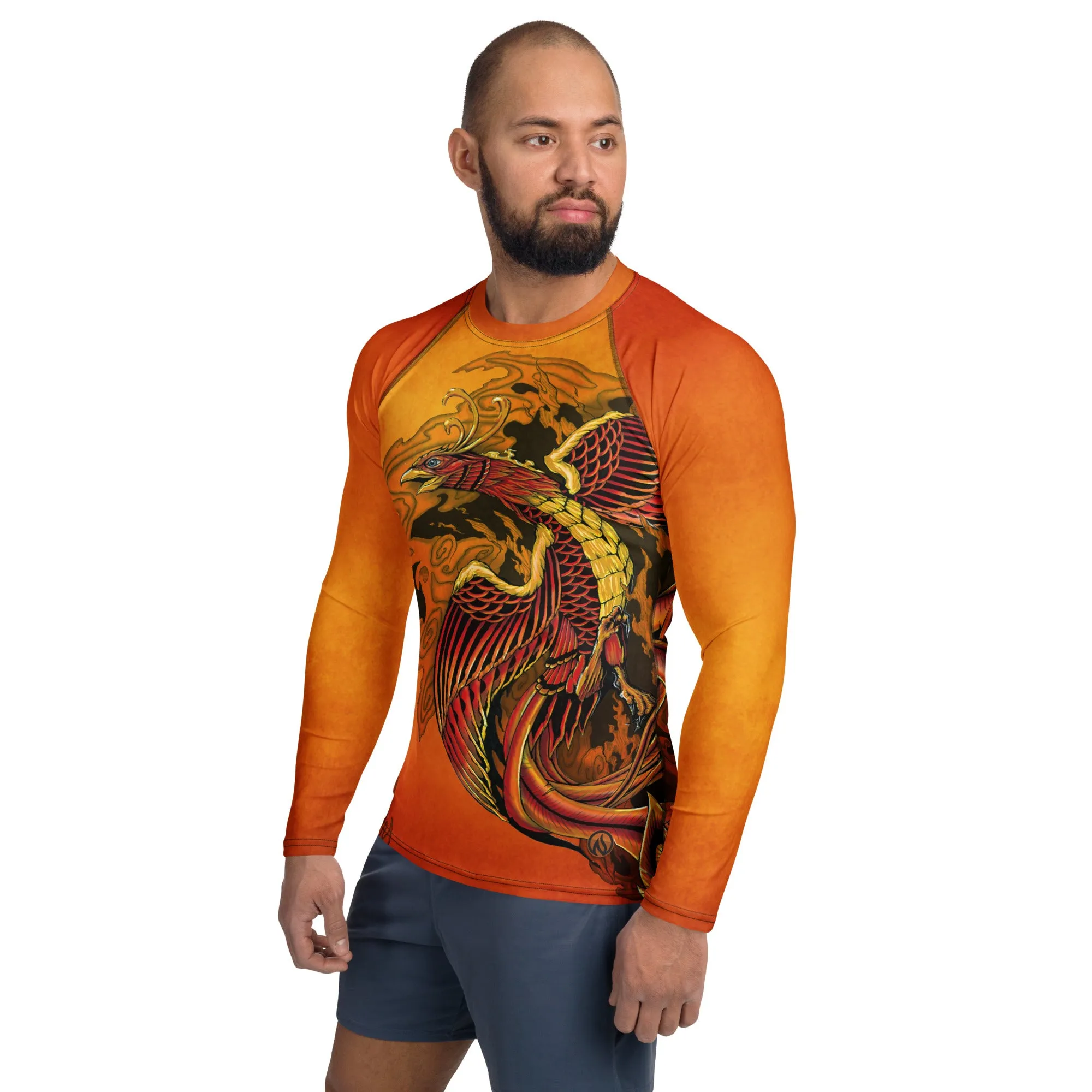Men's Phoenix Rash Pullover sold by INKnBURN product image thumbnail 3