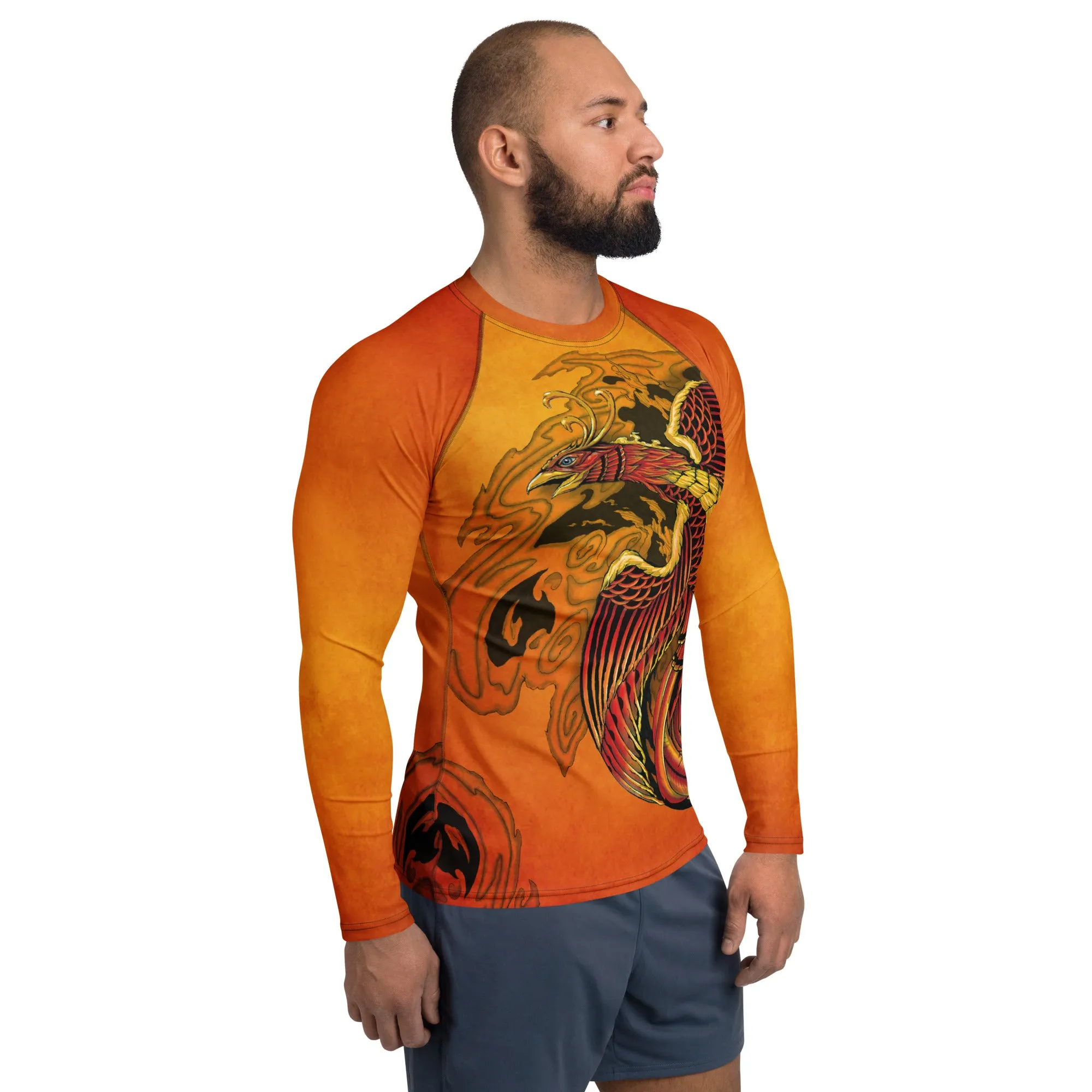 Men's Phoenix Rash Pullover sold by INKnBURN product image thumbnail 4