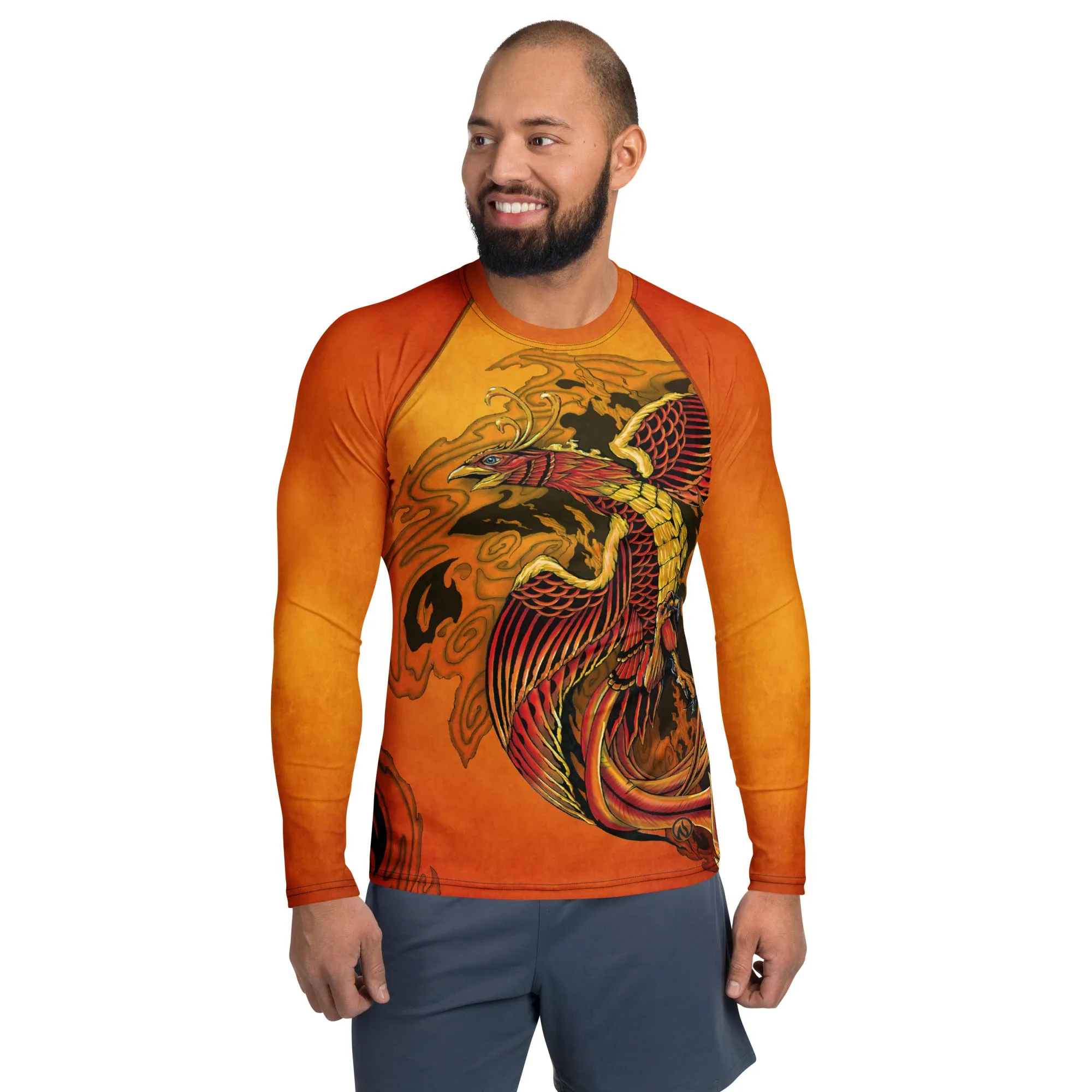 Men's Phoenix Rash Pullover sold by INKnBURN