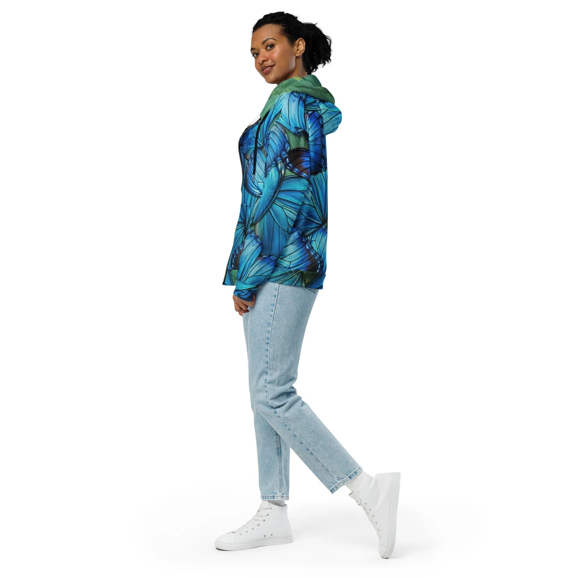 Ascent Unisex Zip Performance Hoodie sold by INKnBURN product image thumbnail 4