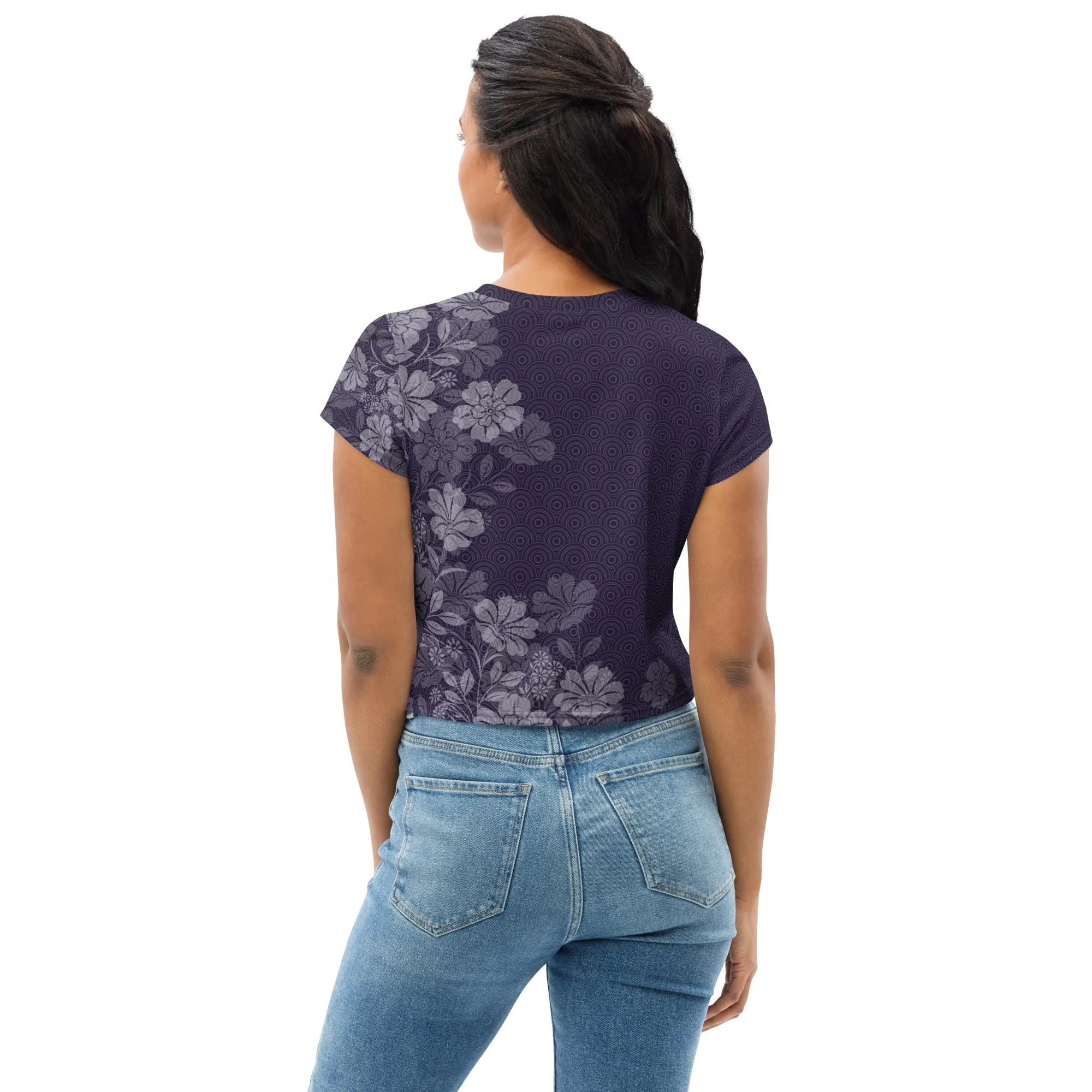 Floral Fade Crop Tee sold by INKnBURN product image thumbnail 2