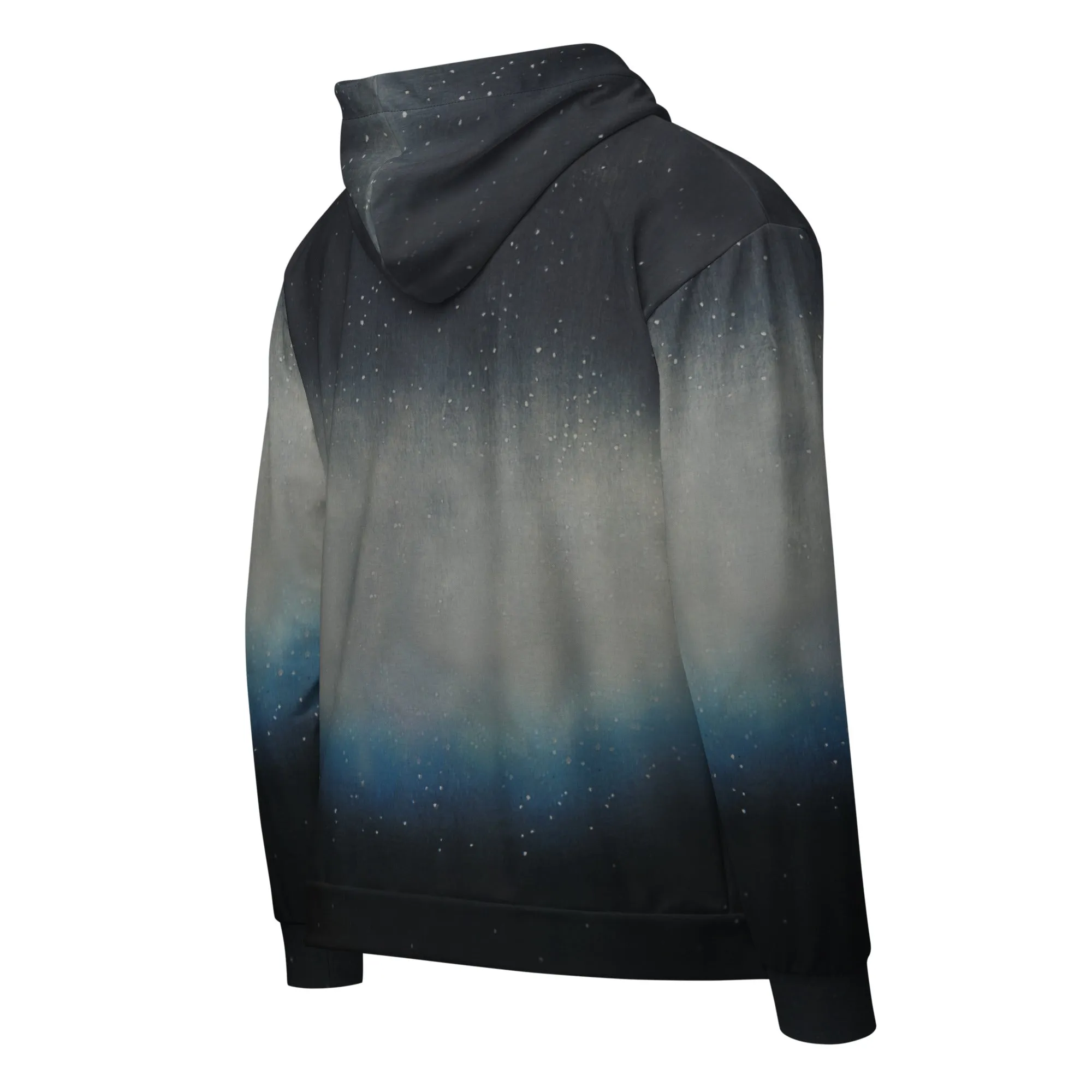 Egrets in Snow Unisex Zip Hoodie sold by INKnBURN product image thumbnail 2
