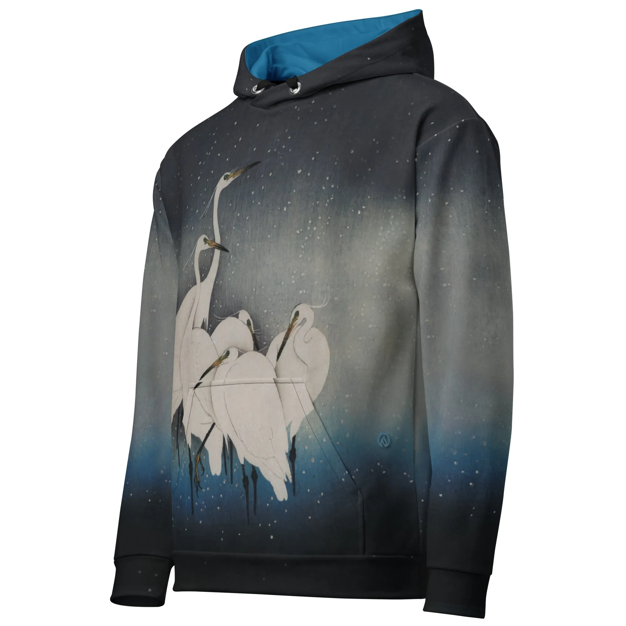 Snowy Egrets Hoodie sold by INKnBURN product image thumbnail 2