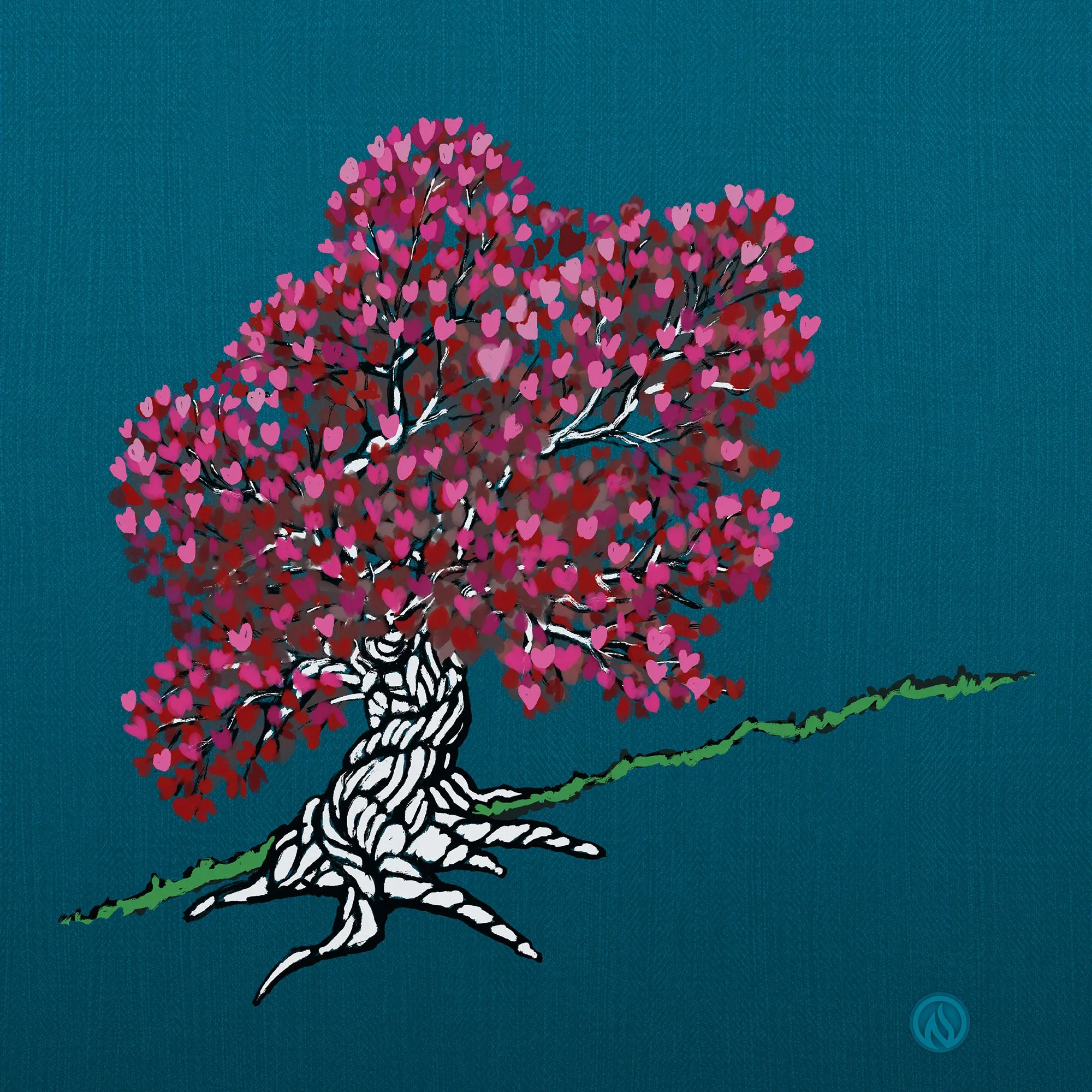 Tree of Hearts Scoop Neck Tech sold by INKnBURN product image thumbnail 2