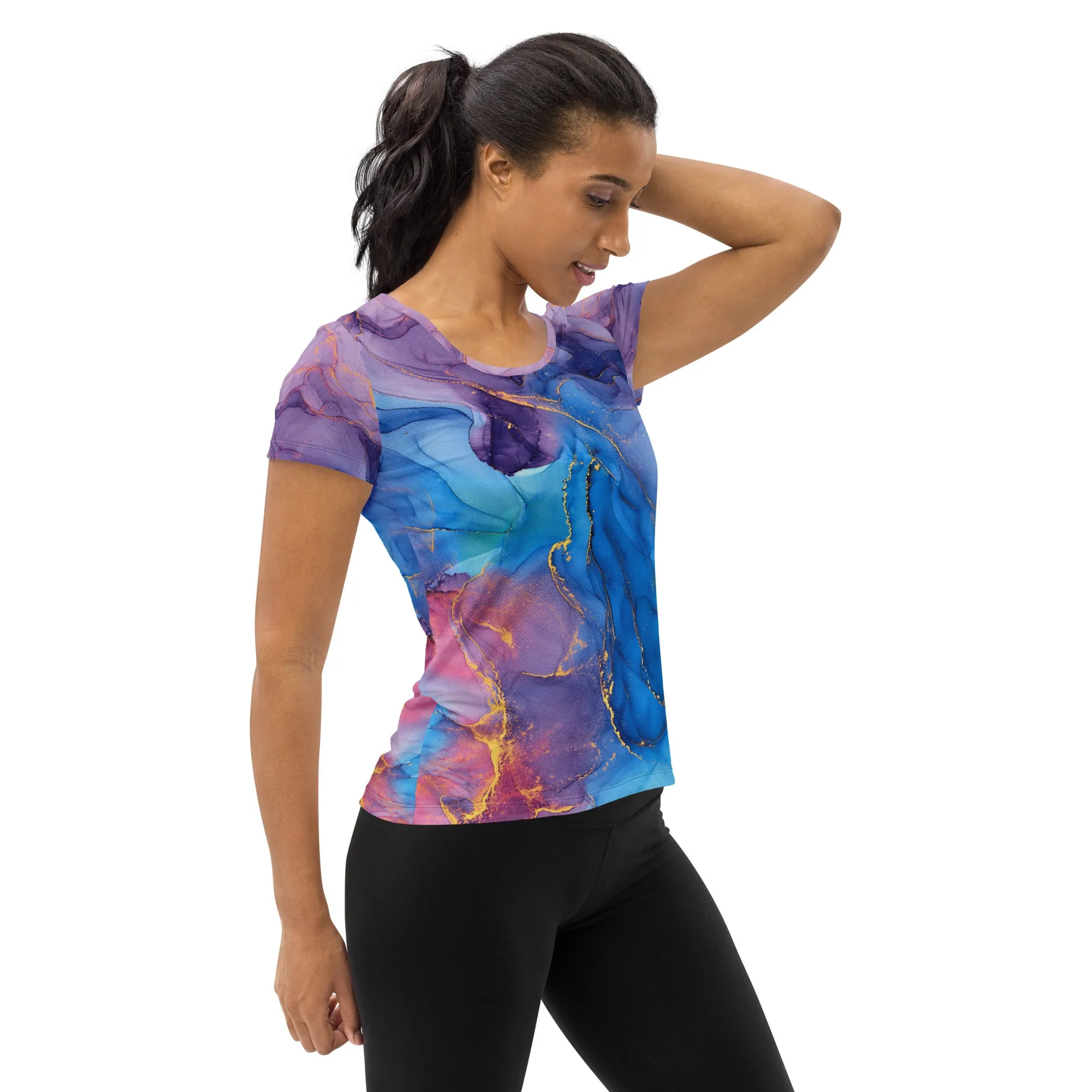 Heart of Gold Scoop Neck Tech sold by INKnBURN product image thumbnail 3
