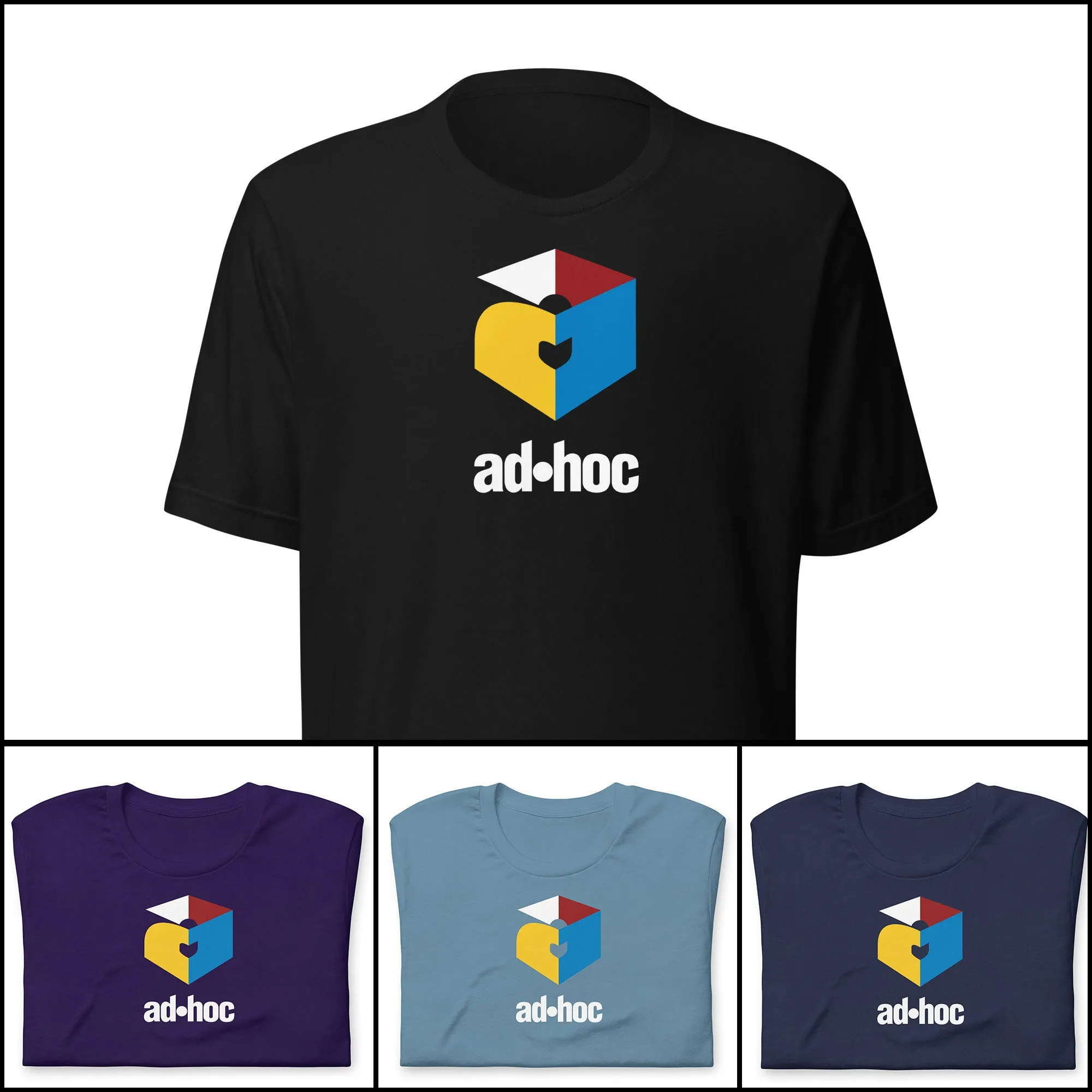 adhoc t-shirt (Dark Colors) sold by INKnBURN