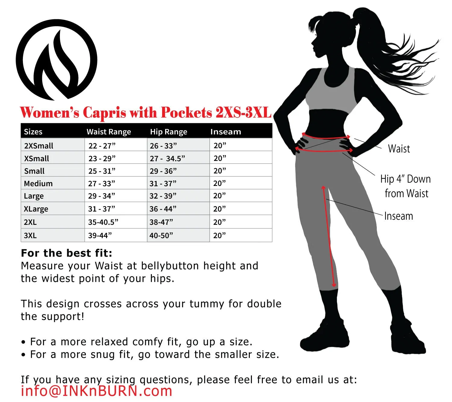True Blue Denim Capris w/Pockets sold by INKnBURN product image thumbnail 5