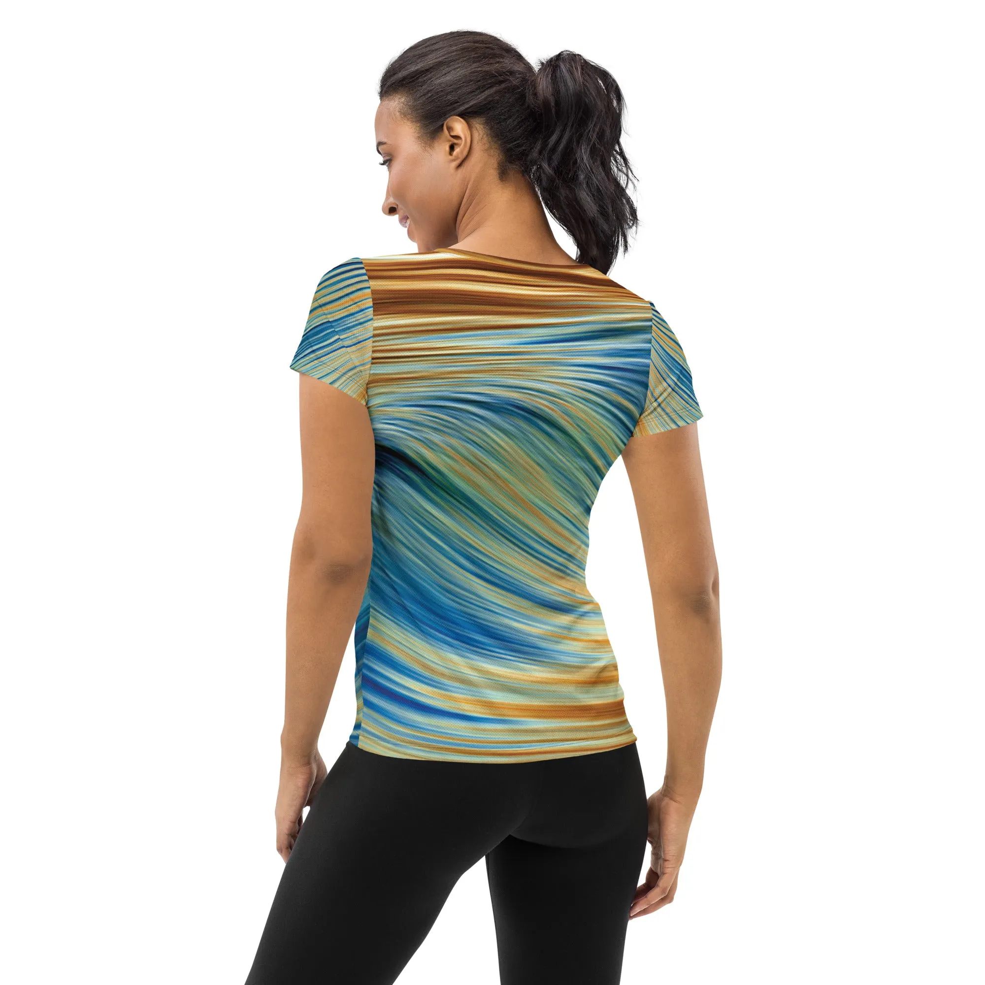 Current Scoop Neck Tech Shirt sold by INKnBURN product image thumbnail 2