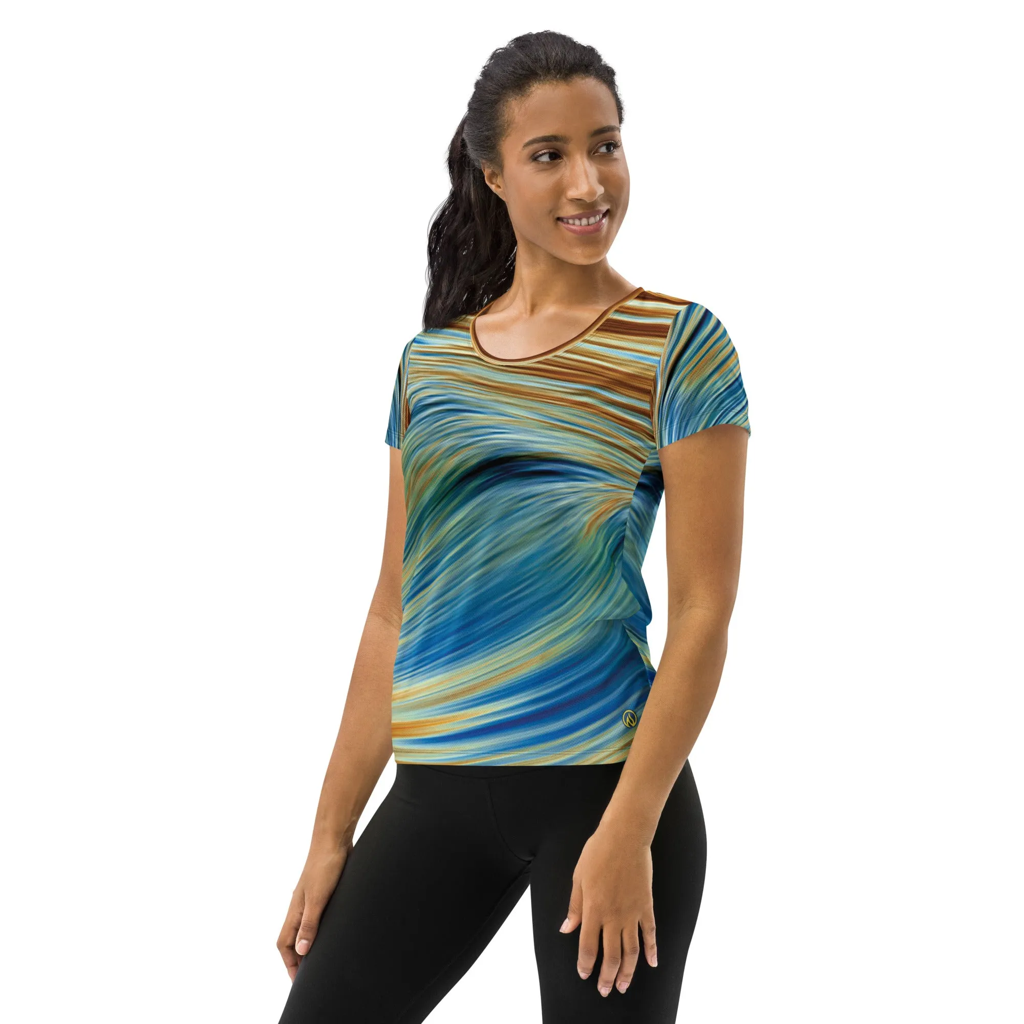 Current Scoop Neck Tech Shirt sold by INKnBURN product image thumbnail 3
