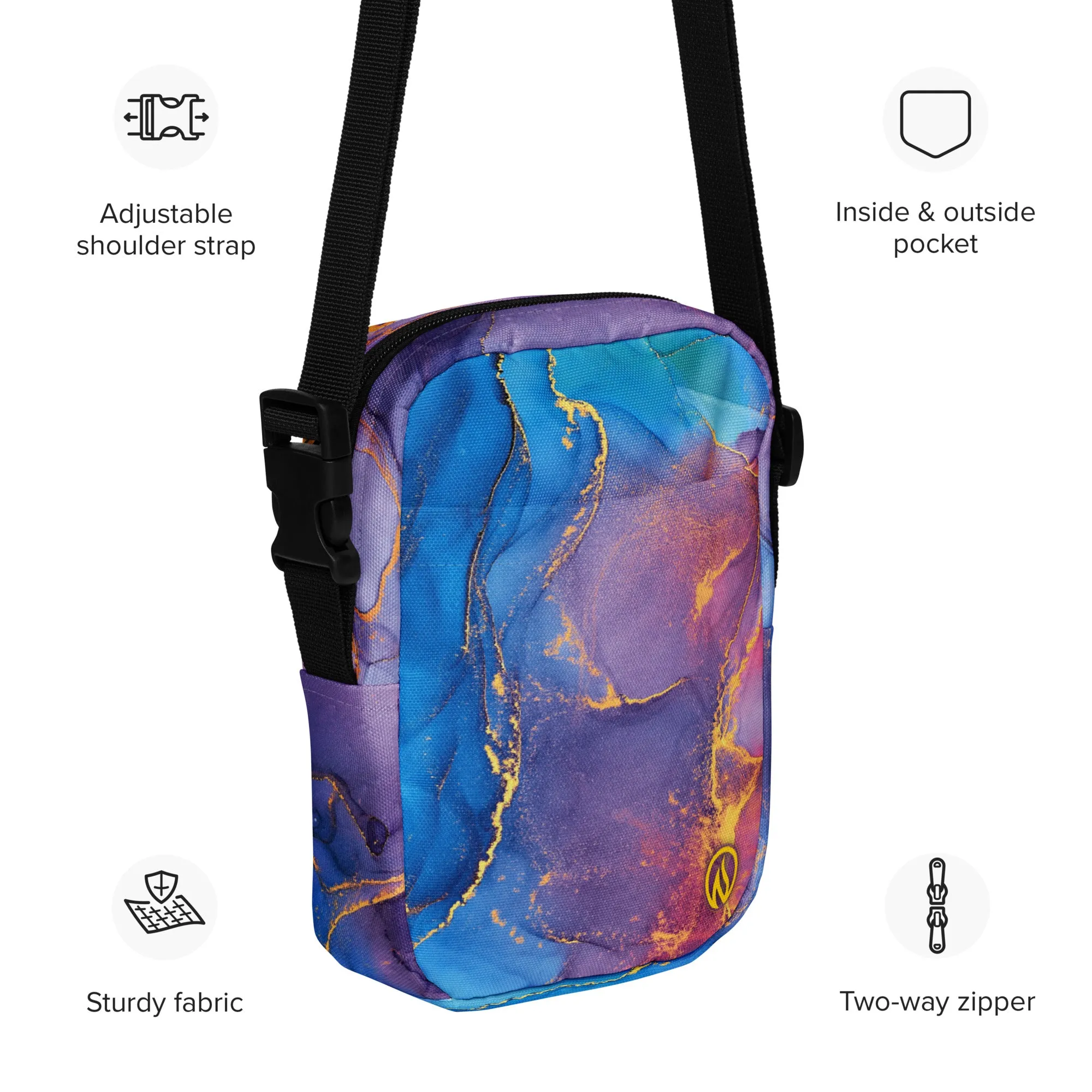Heart of Gold Crossbody Bag sold by INKnBURN product image thumbnail 3
