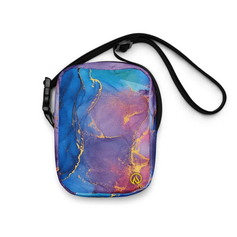Heart of Gold Crossbody Bag made by INKnBURN