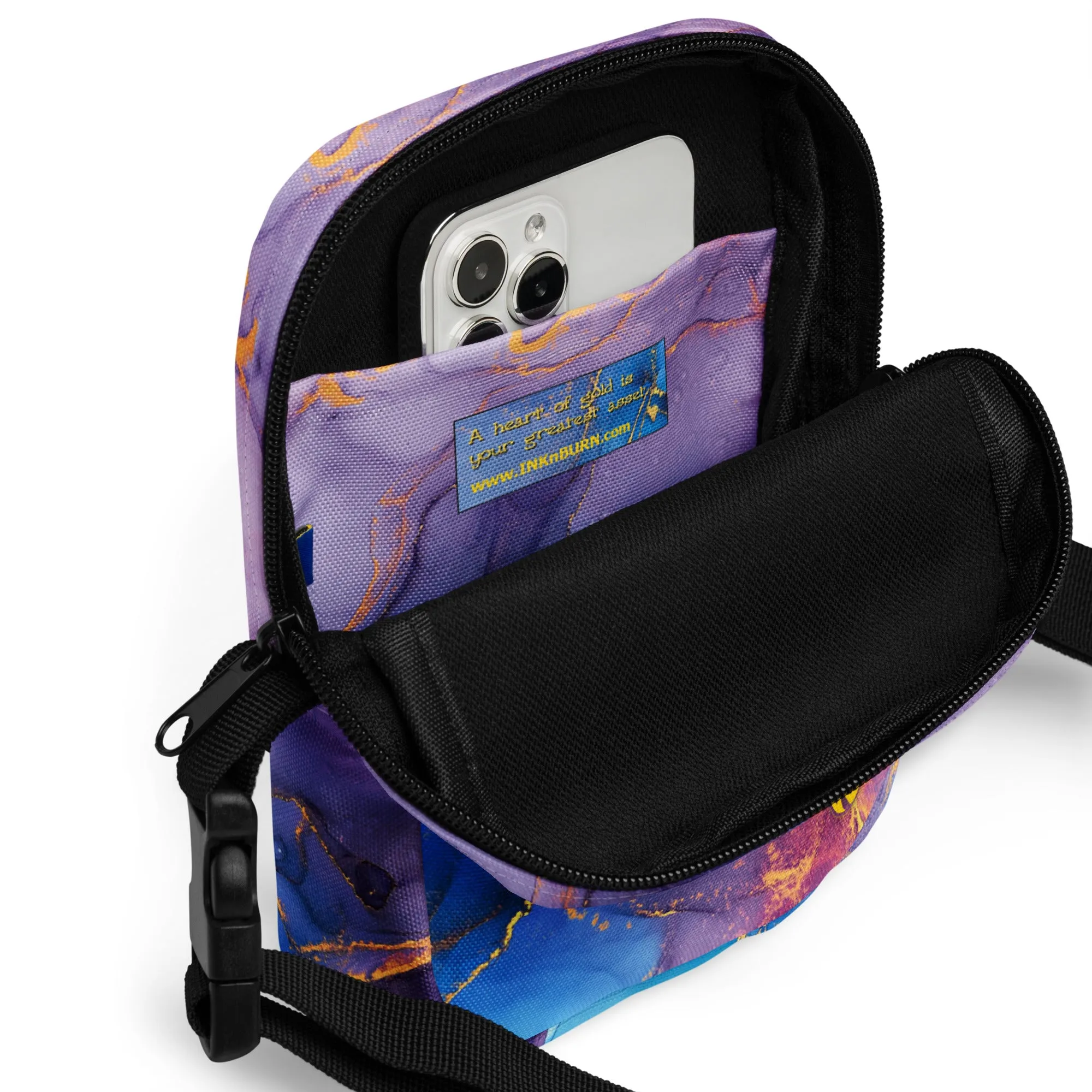 Heart of Gold Crossbody Bag sold by INKnBURN product image thumbnail 2