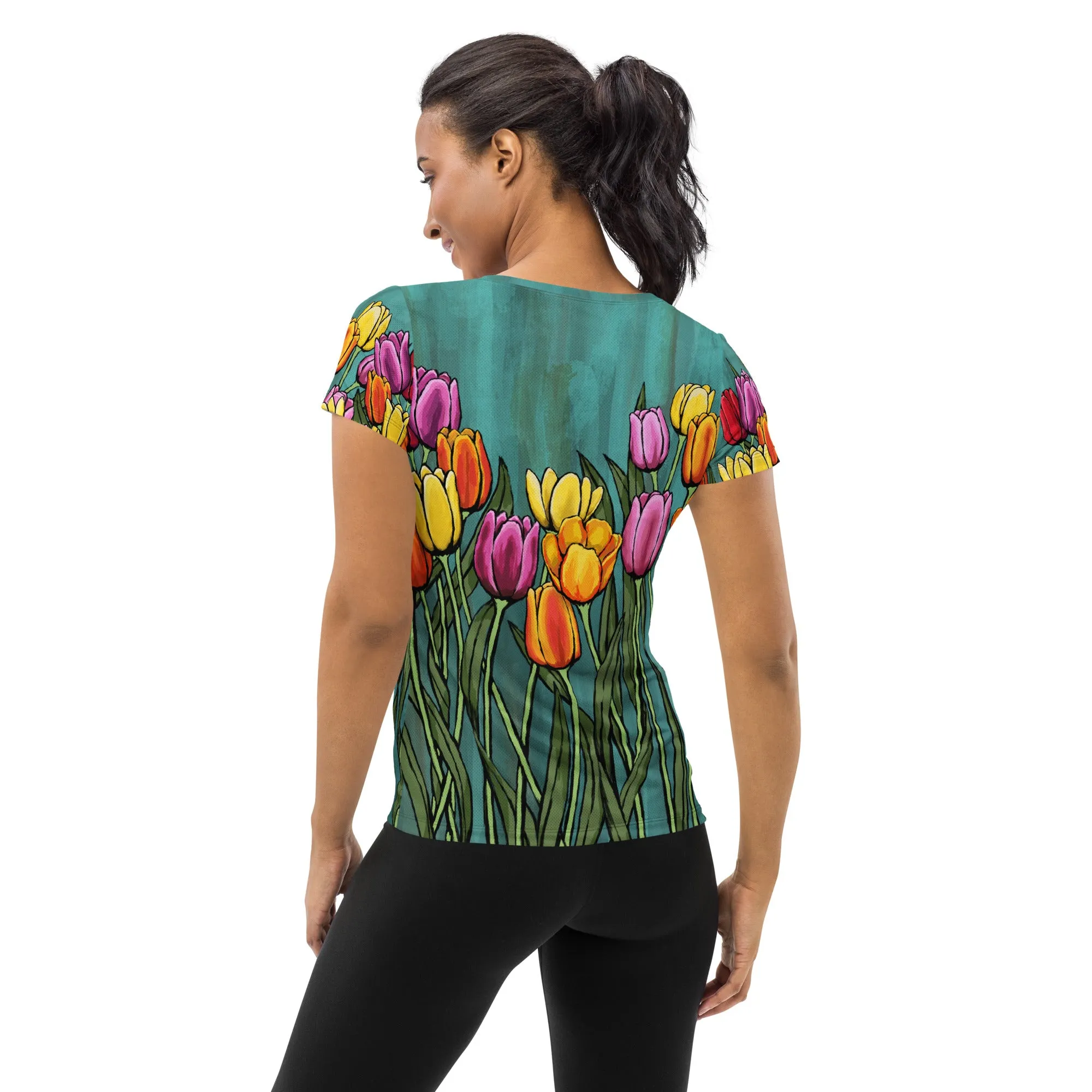 Tulip Scoop Neck Tech sold by INKnBURN product image thumbnail 2