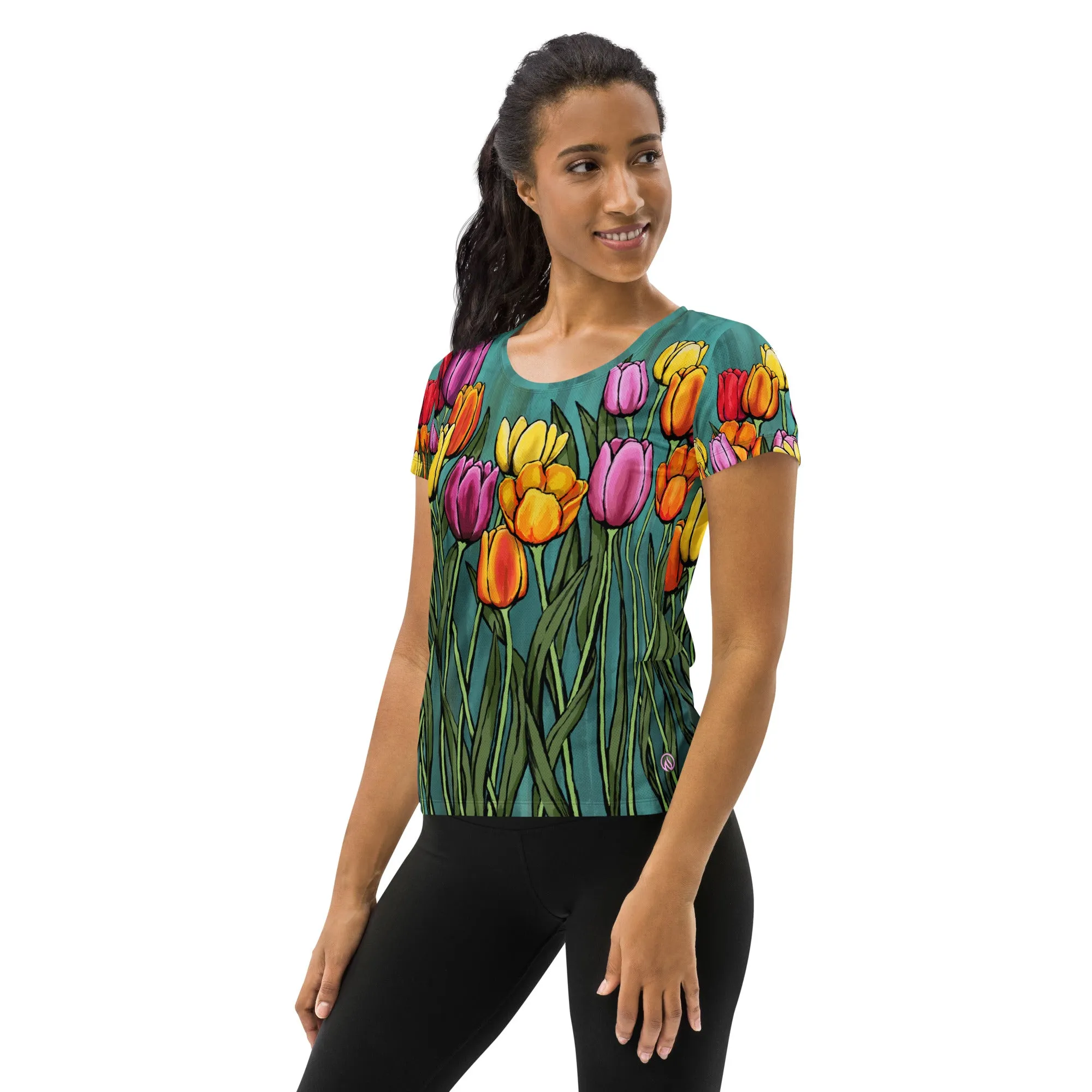 Tulip Scoop Neck Tech sold by INKnBURN product image thumbnail 3