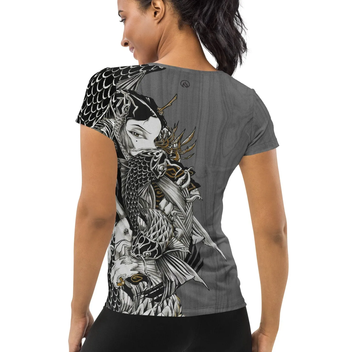 Lust Scoop Neck Tech Shirt sold by INKnBURN product image thumbnail 2