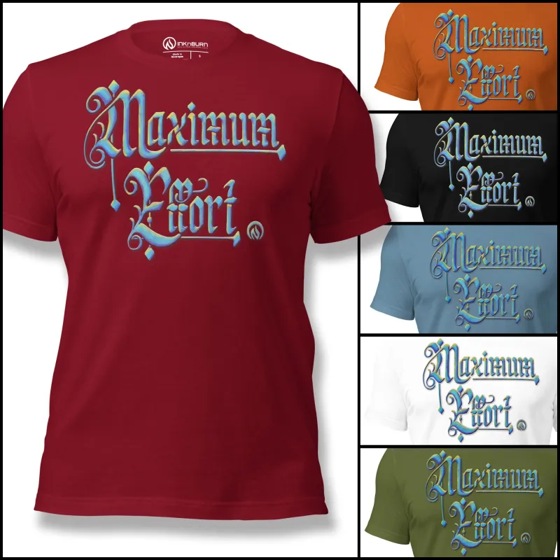 Maximum Effort Cotton Tee made by INKnBURN