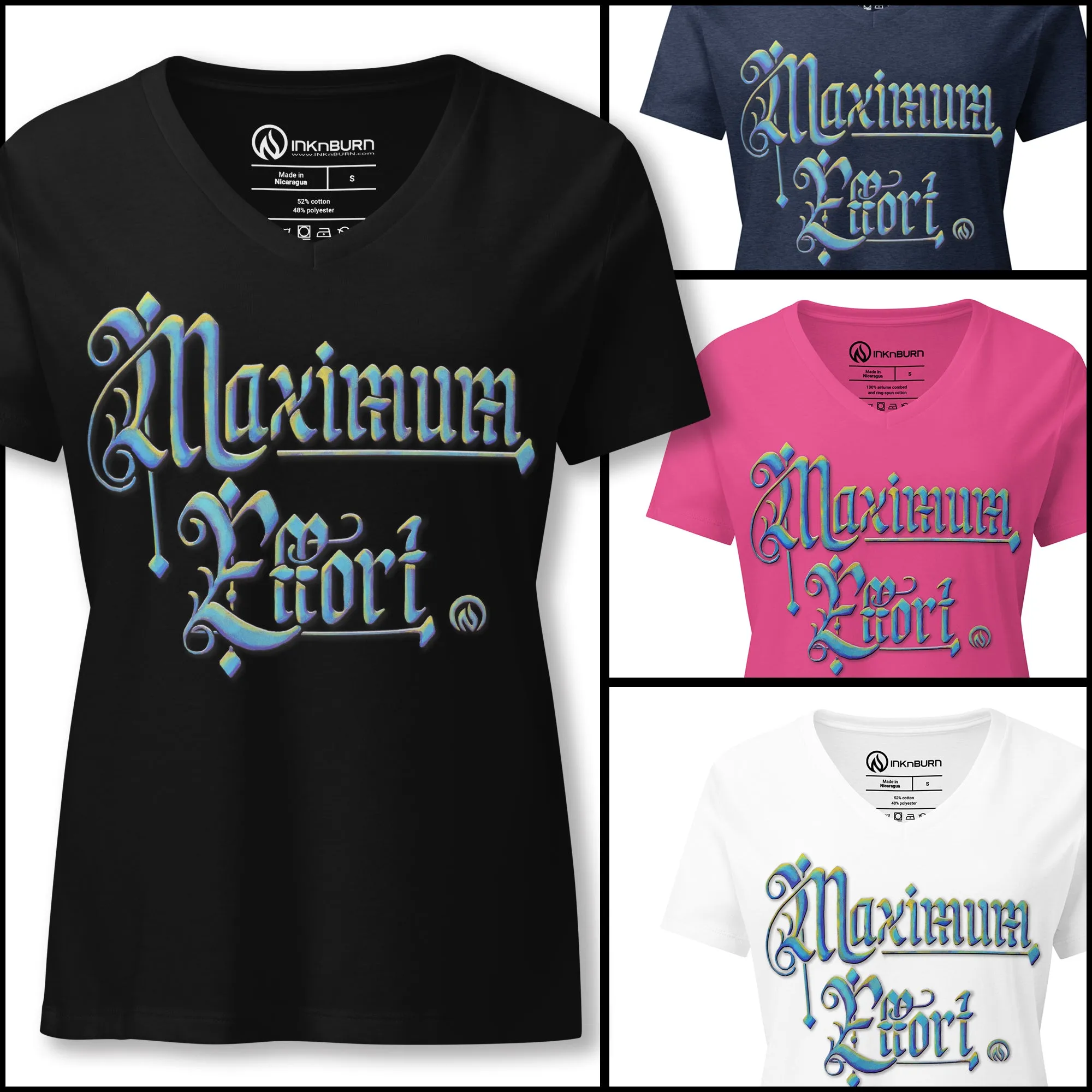 Maximum Effort Cotton V-Neck (4 Colors) sold by INKnBURN