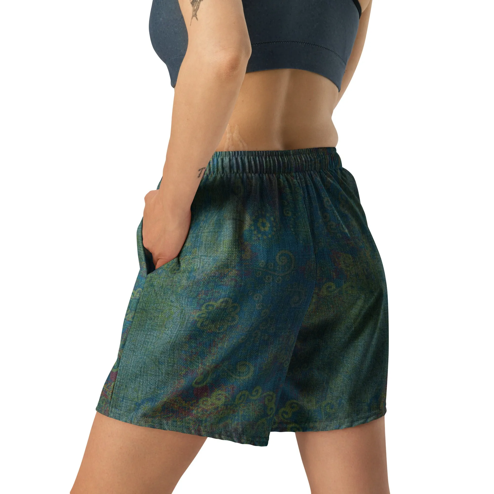 Vintage Paisley Dry ICE Unisex Shorts (6") sold by INKnBURN product image thumbnail 2