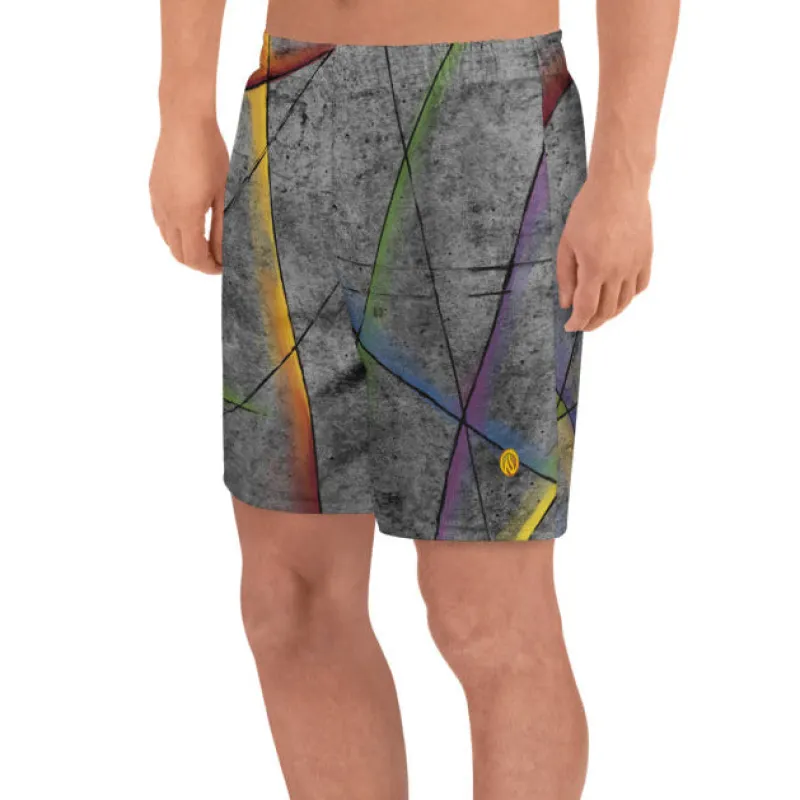 Concrete Unisex Dry ICE Unisex Shorts (6") made by INKnBURN