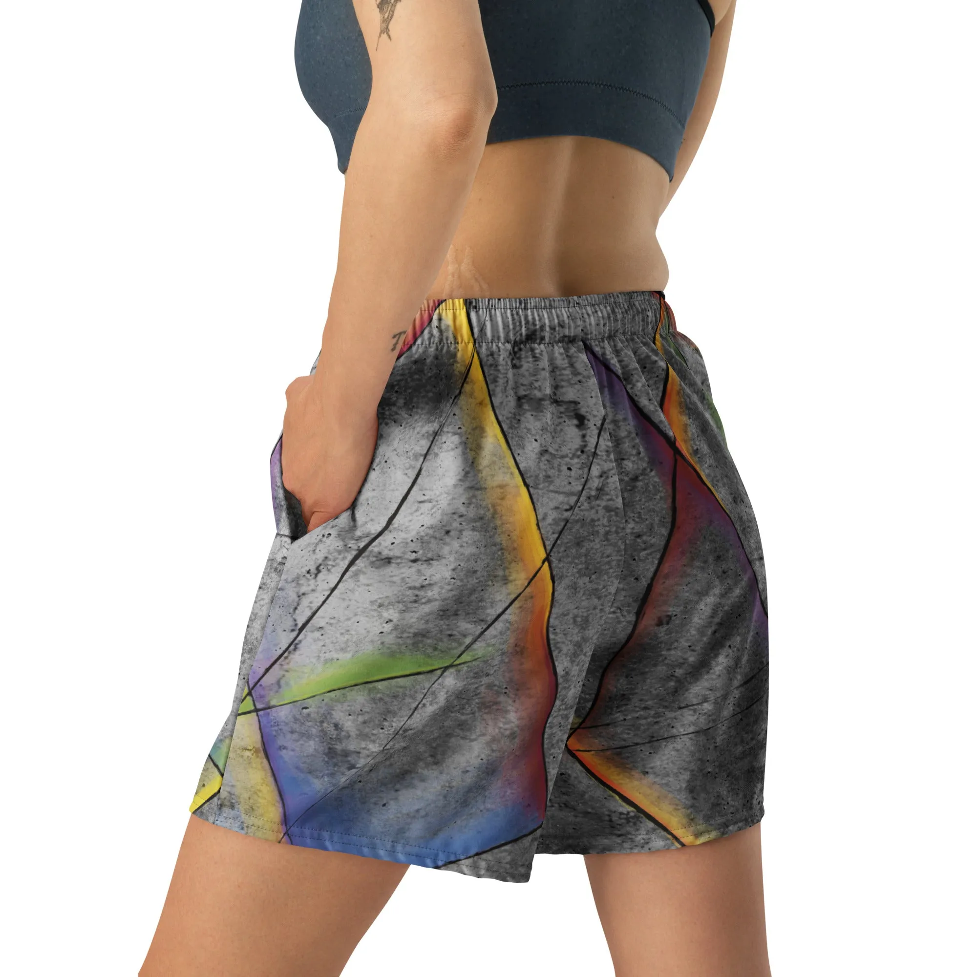 Concrete Unisex DryICE Shorts Long sold by INKnBURN product image thumbnail 2