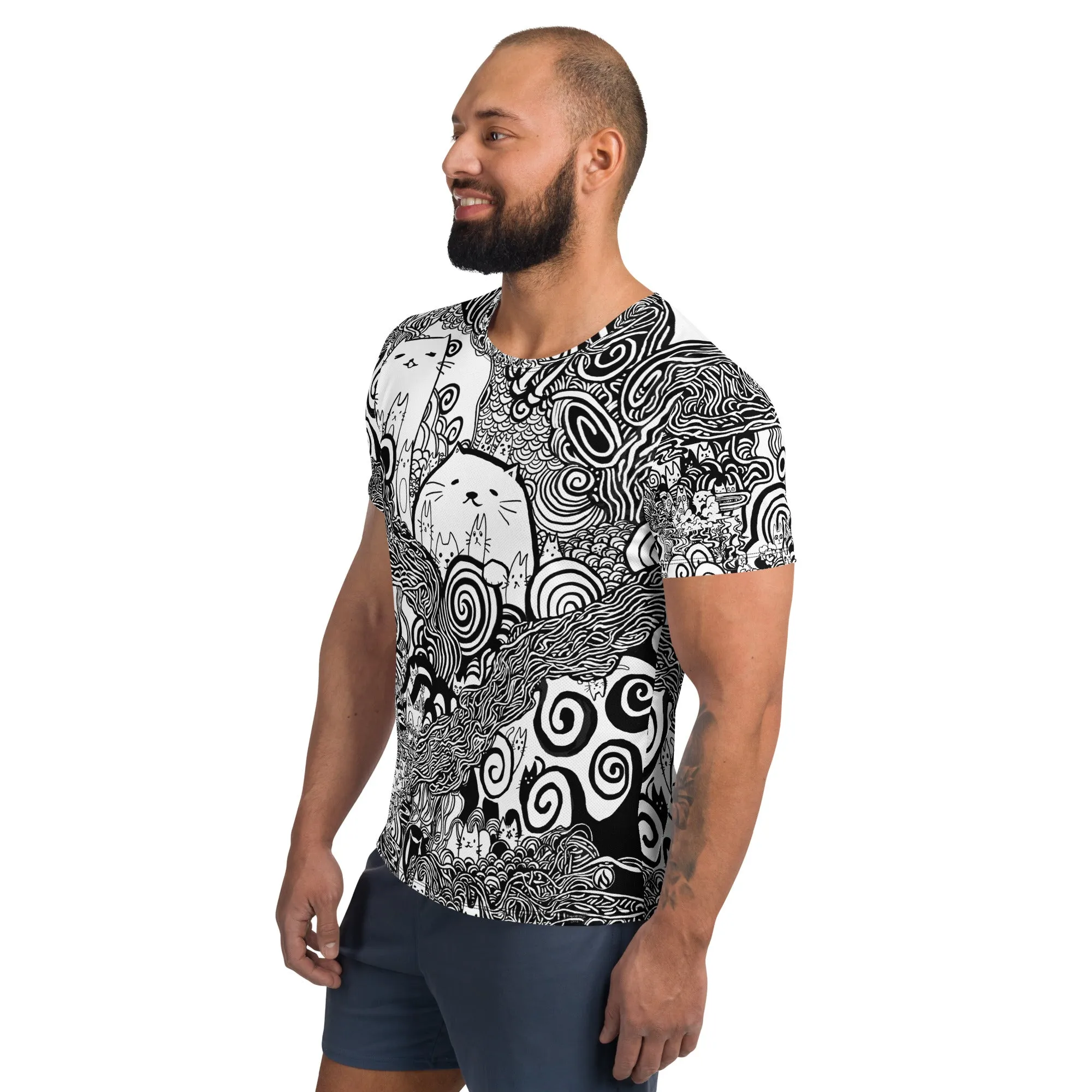 Men's Catastrophe Tech Shirt sold by INKnBURN product image thumbnail 4