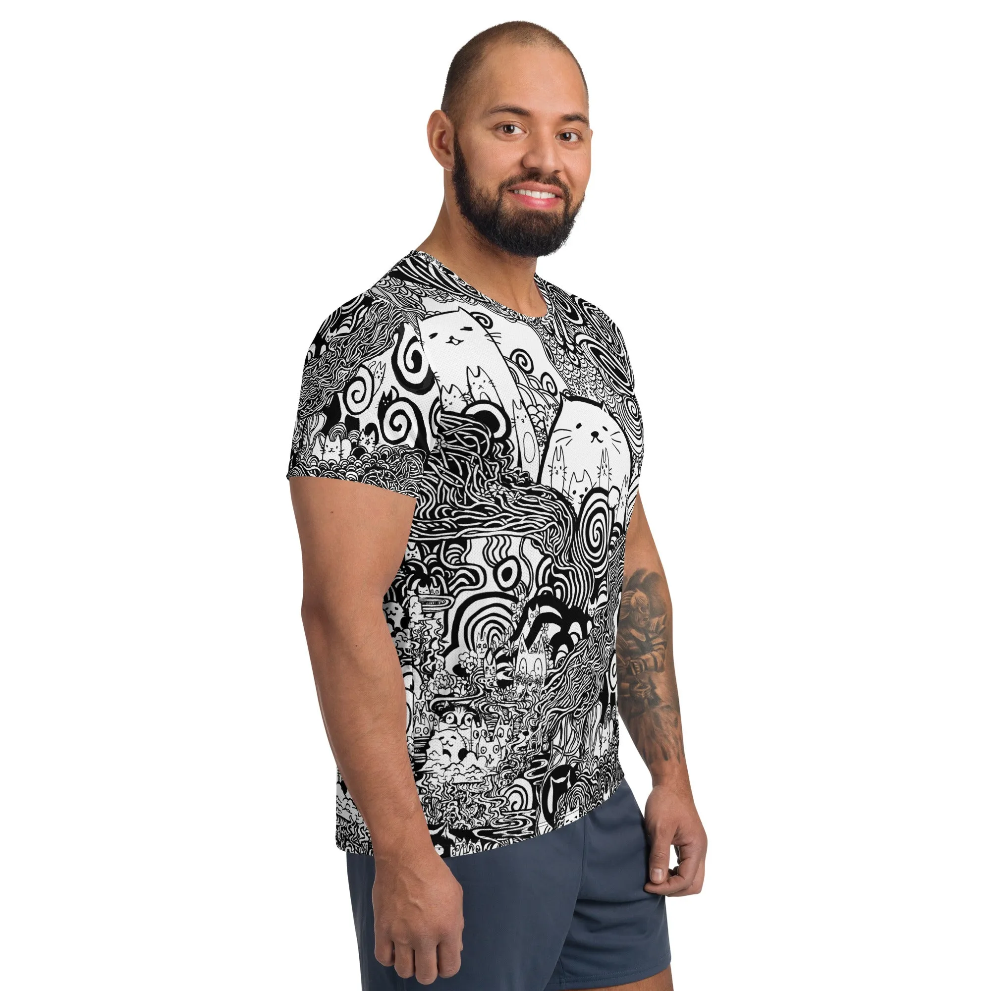 Men's Catastrophe Tech Shirt sold by INKnBURN product image thumbnail 5
