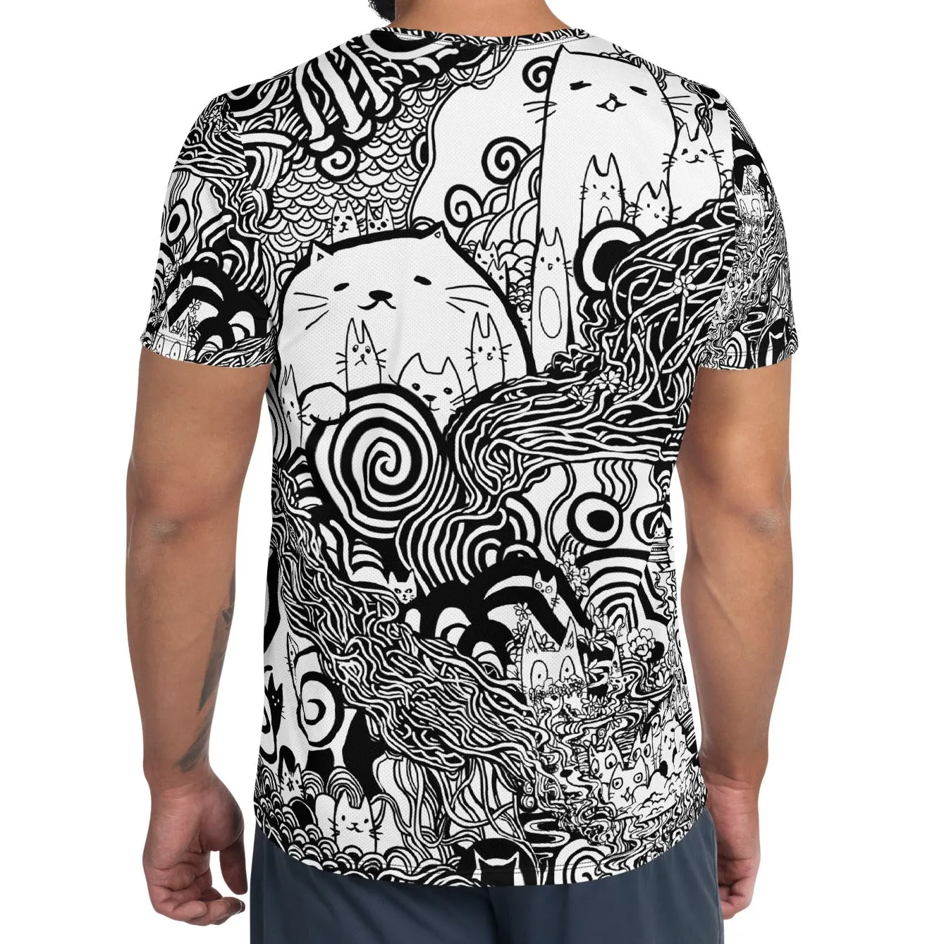 Men's Catastrophe Tech Shirt sold by INKnBURN product image thumbnail 3