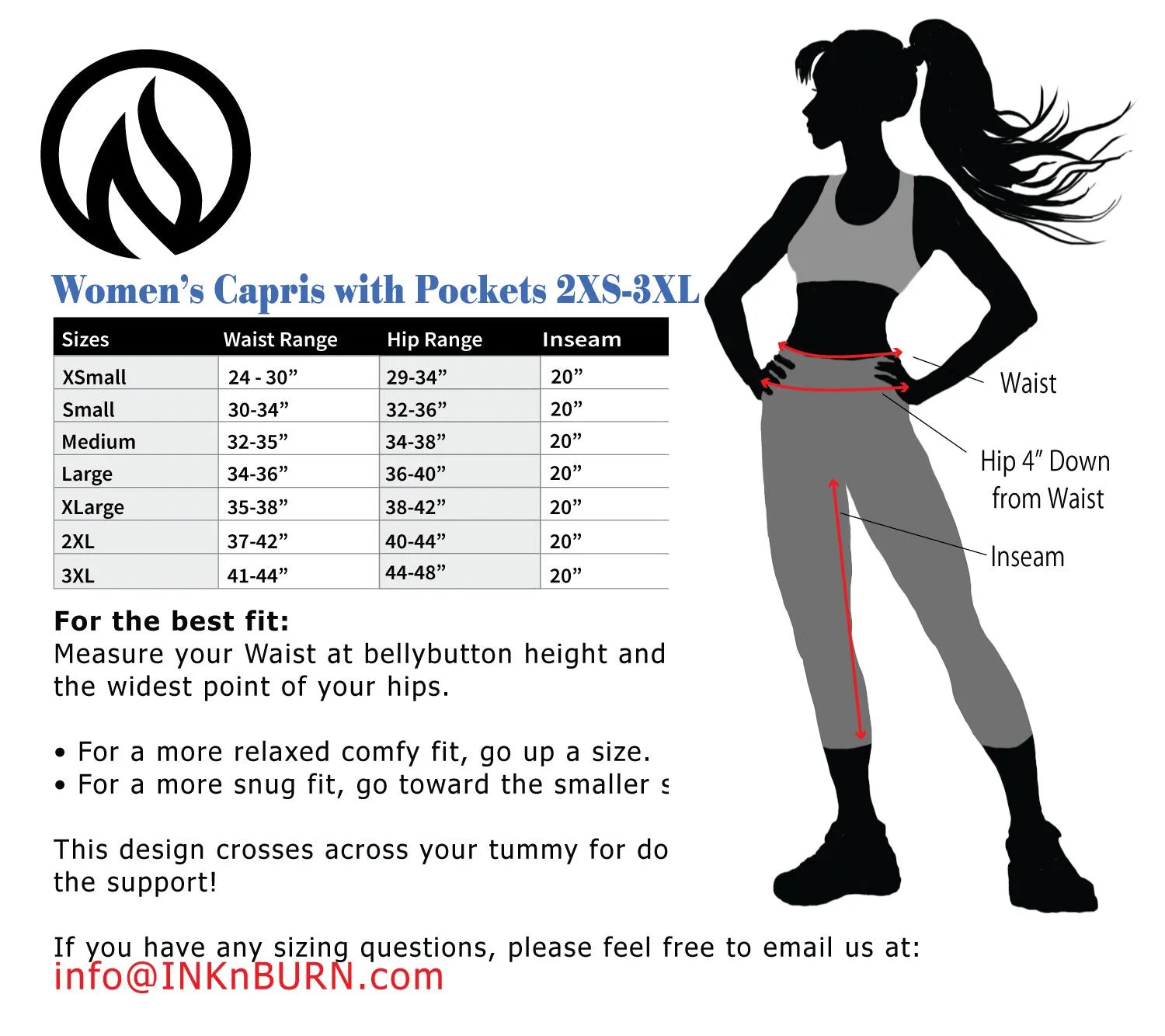 Harlequin Capris w/Pockets sold by INKnBURN product image thumbnail 5