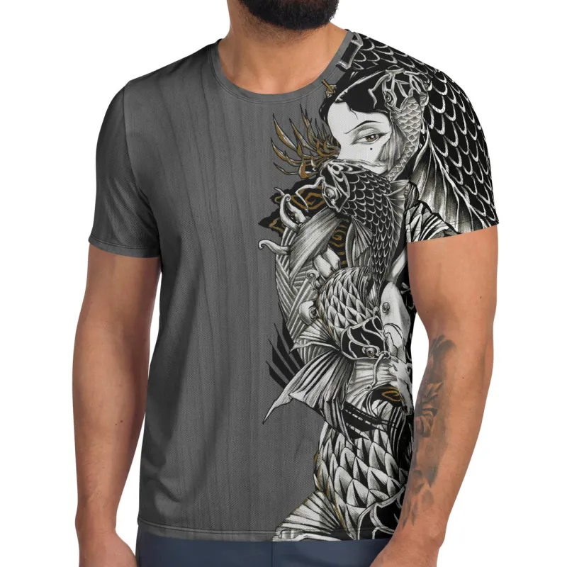 Mens Lust Tech Shirt made by INKnBURN