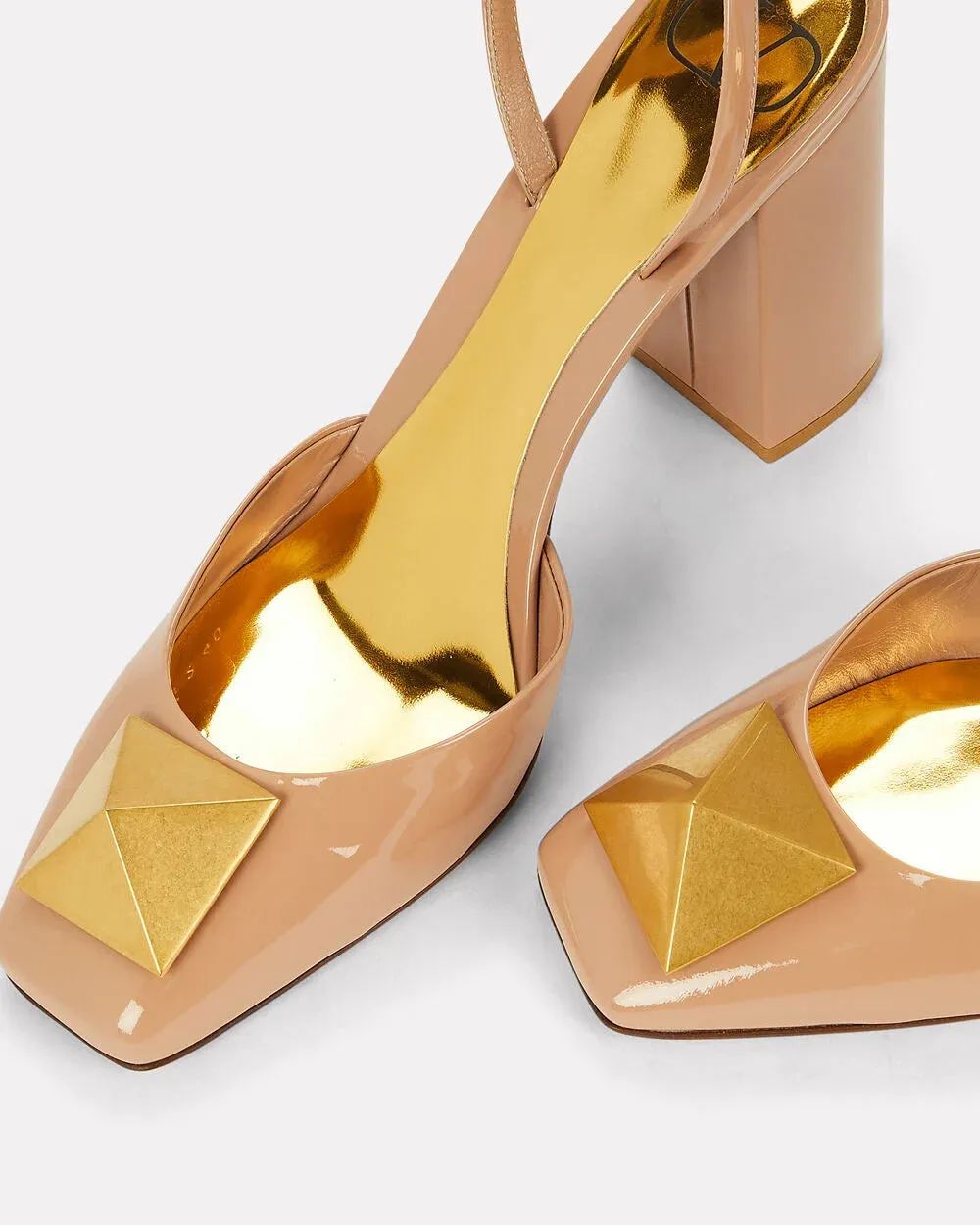 One Stud Patent Leather Pumps sold by INTERMIX product image thumbnail 2