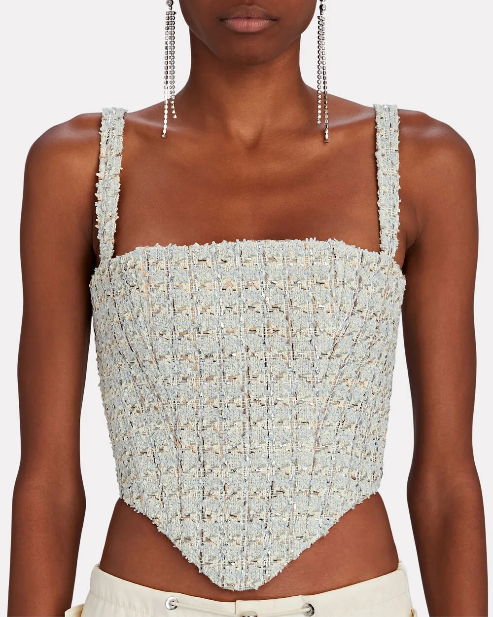 Boucle´Tweed Bustier Top sold by INTERMIX