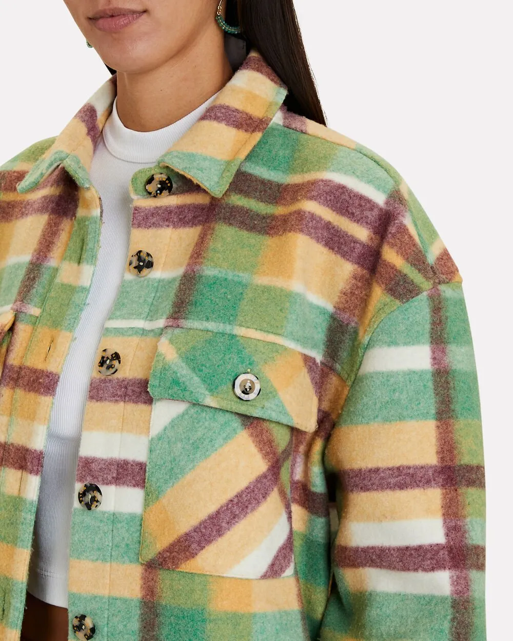 Orgi Paid Shirt Jacket sold by INTERMIX product image thumbnail 3