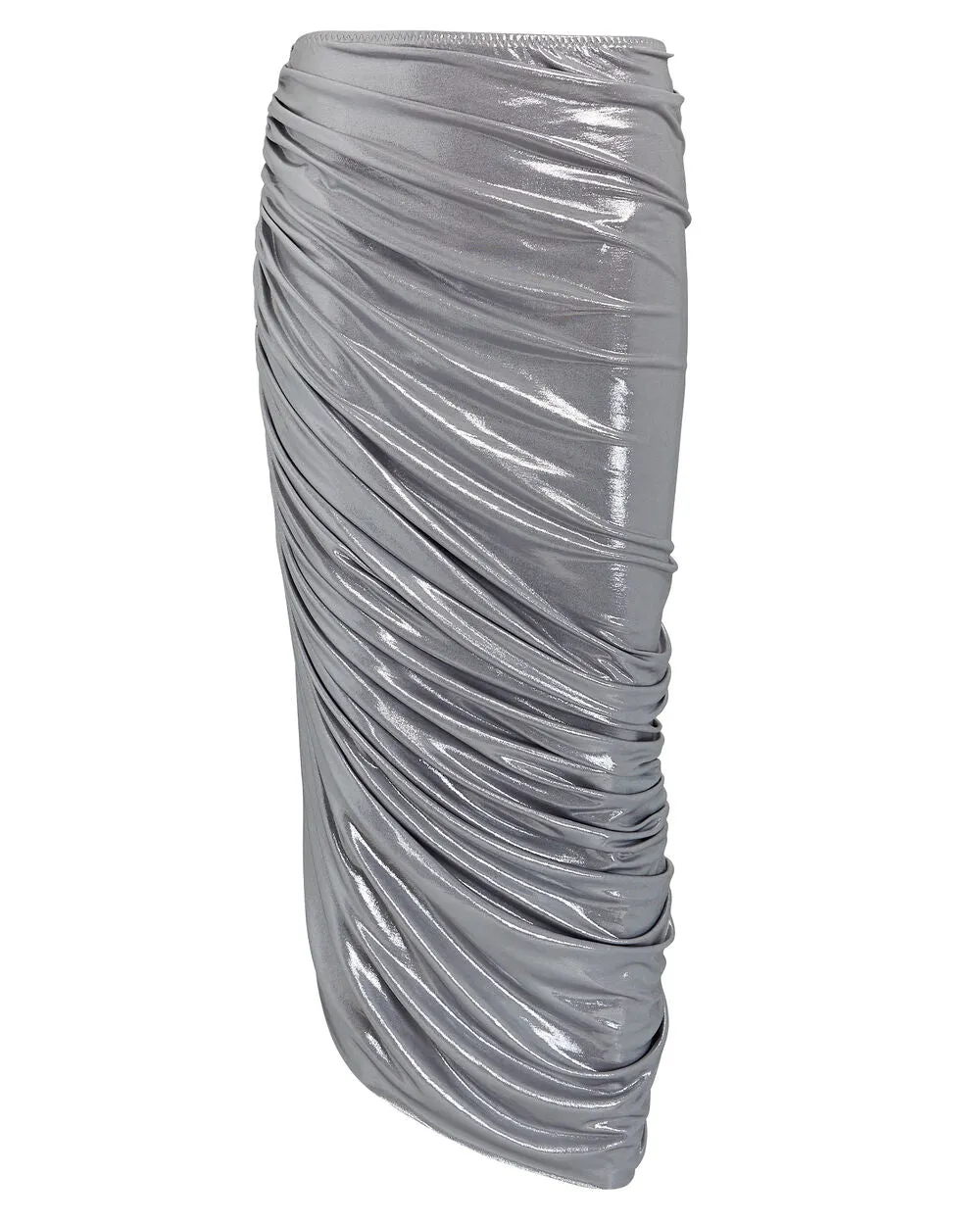 Diana Ruched Lame´Jersey Maxi Skirt sold by INTERMIX product image thumbnail 4