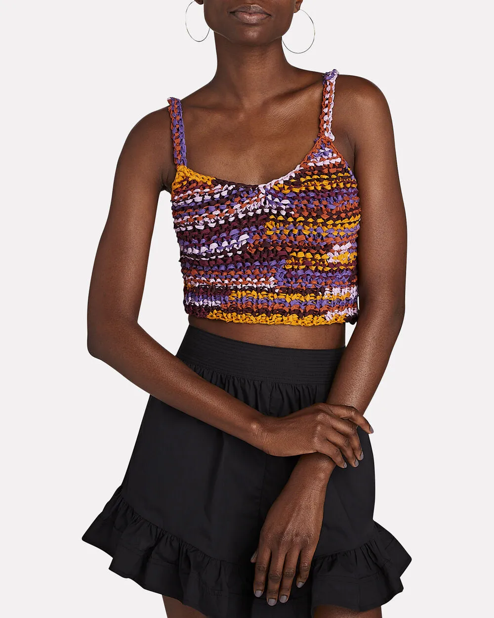 Rae Crochet Crop Top sold by INTERMIX
