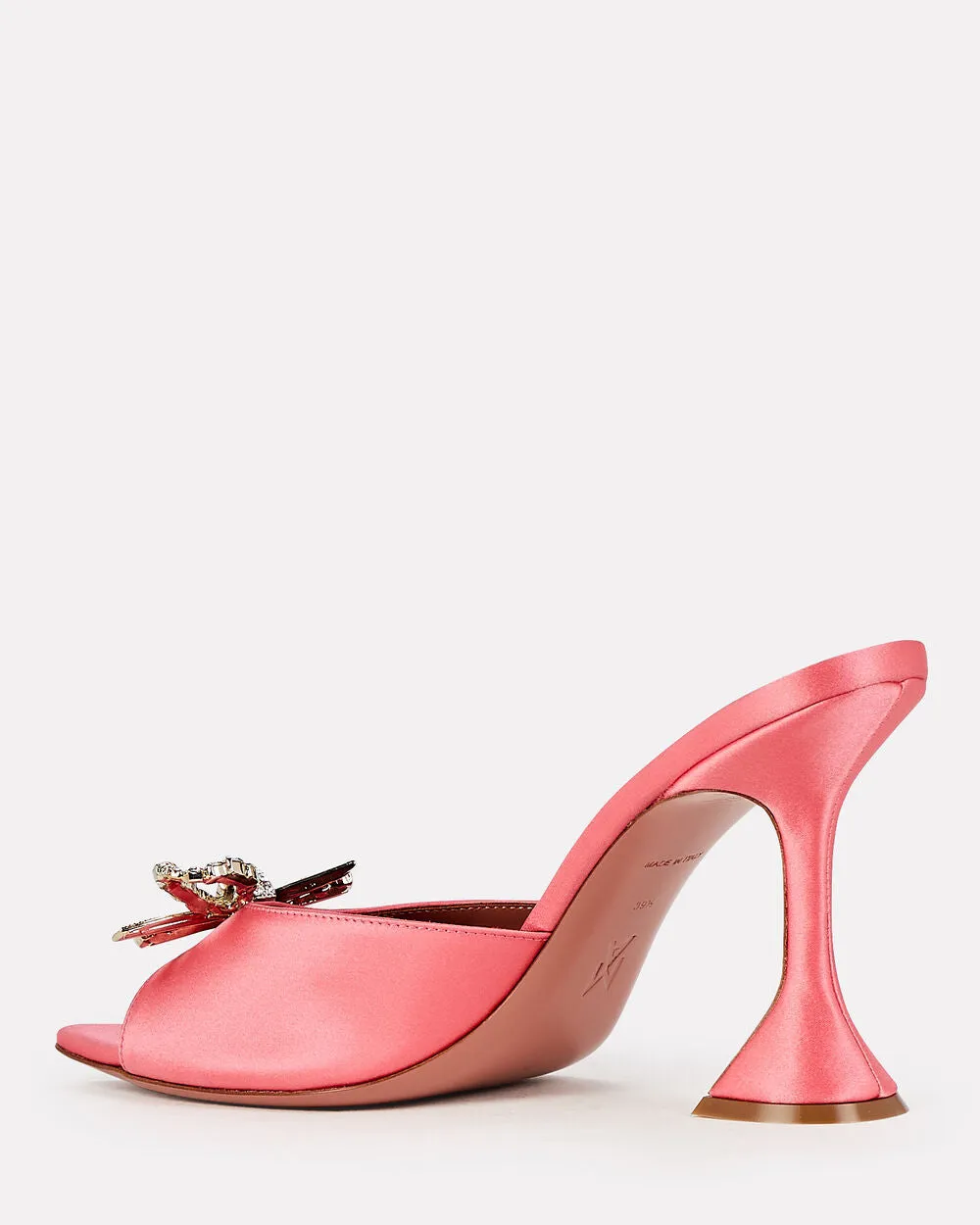Rosie Crystal-Embellished Satin Mules sold by INTERMIX product image thumbnail 3