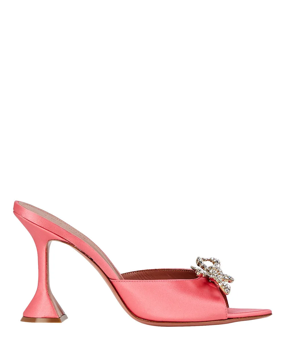 Rosie Crystal-Embellished Satin Mules sold by INTERMIX product image thumbnail 2