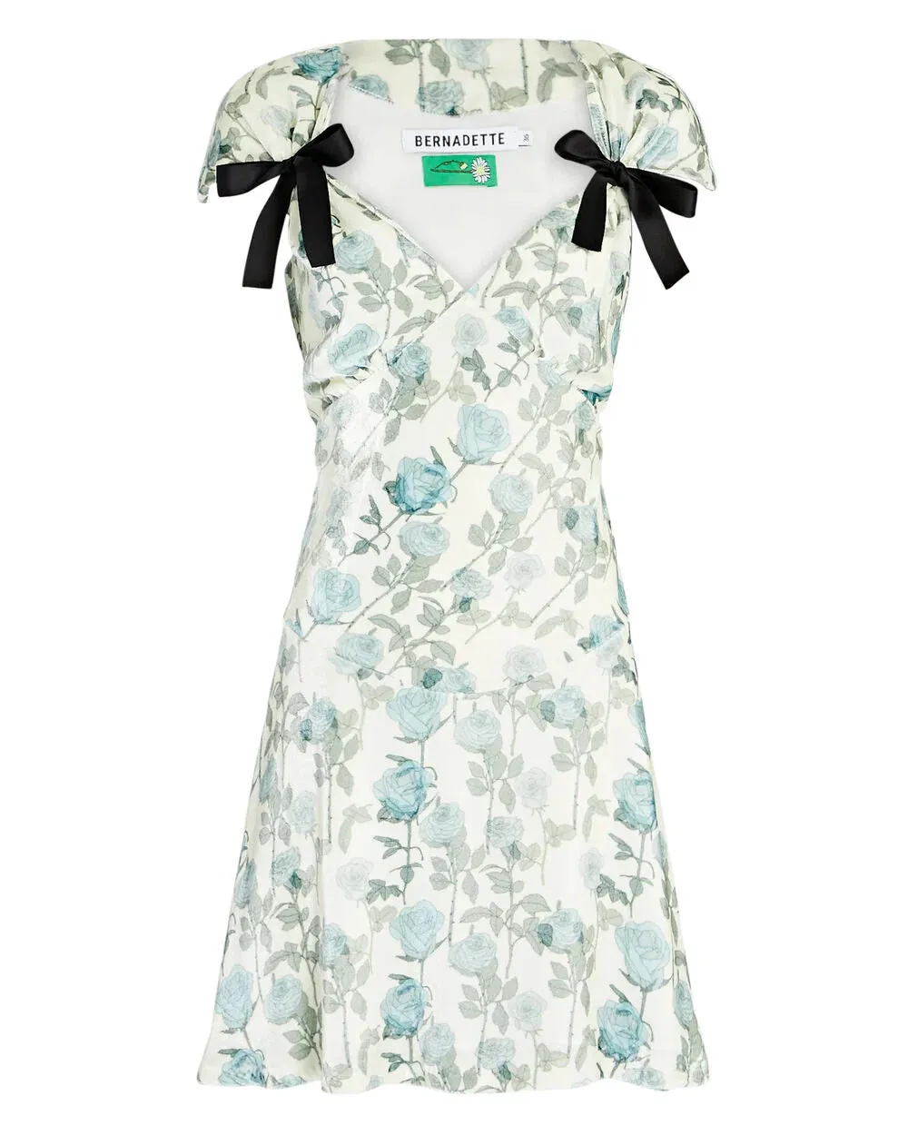 Juliette Floral Velvet Mini Dress sold by INTERMIX product image thumbnail 5