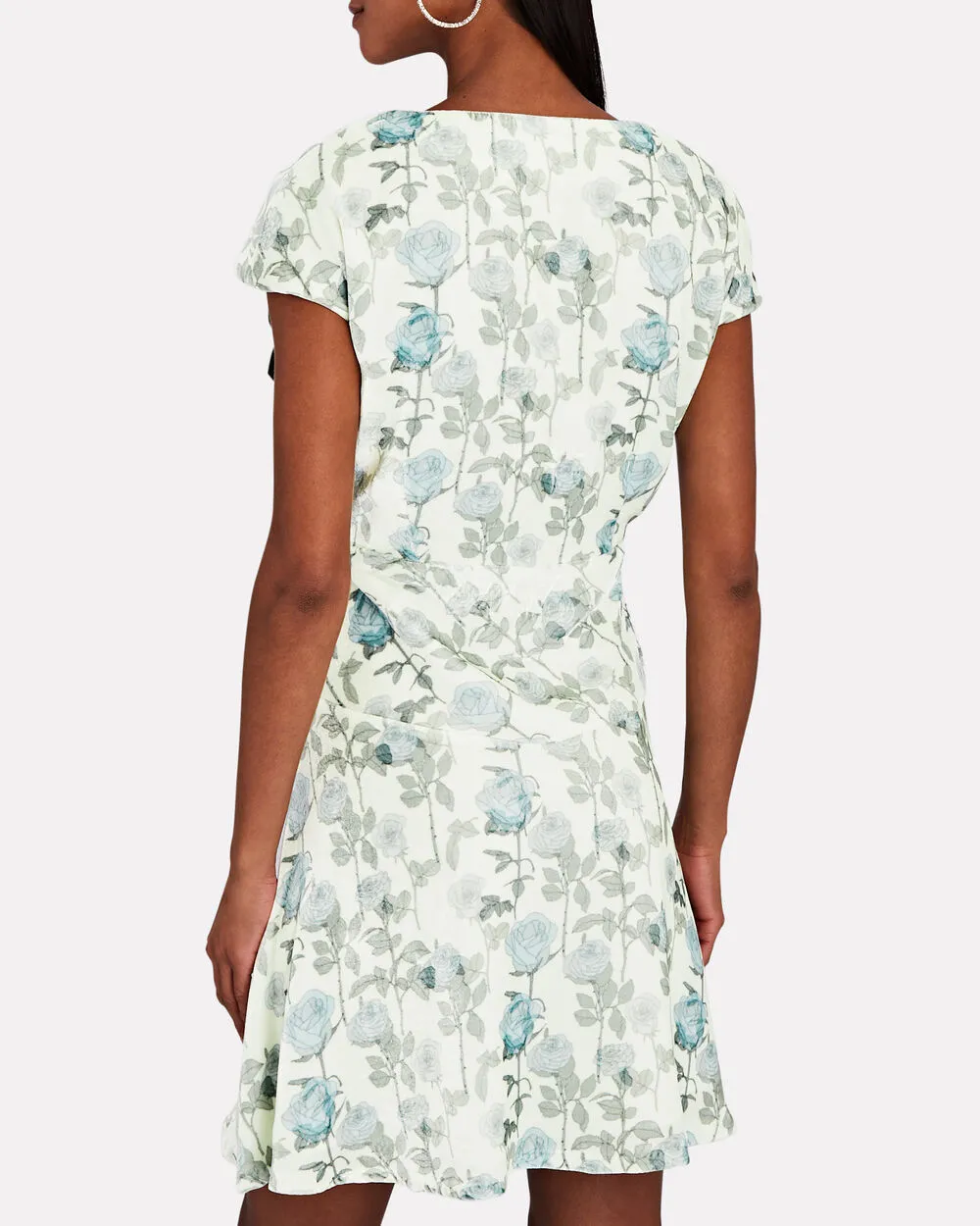 Juliette Floral Velvet Mini Dress sold by INTERMIX product image thumbnail 2