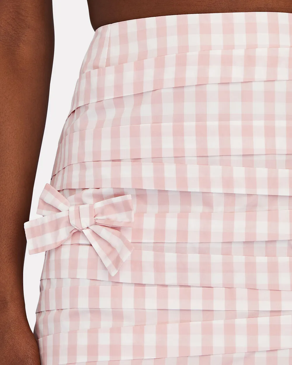 Taffi Gingham Printed Mini Skirt sold by INTERMIX product image thumbnail 4