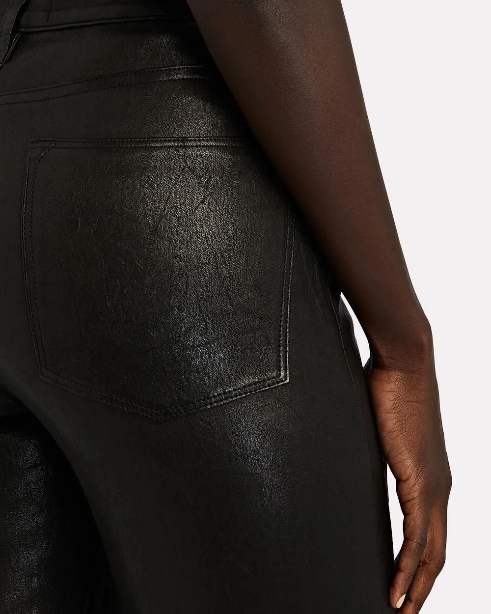 Le Skinny Leather Pants sold by INTERMIX product image thumbnail 3