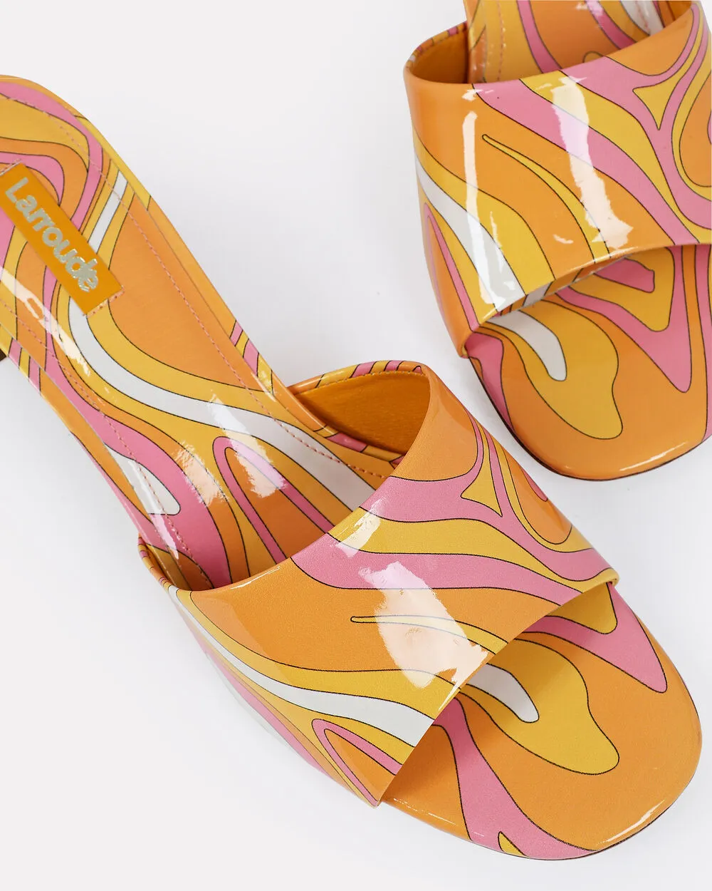 Brigitte Patent Leather Mules sold by INTERMIX product image thumbnail 2