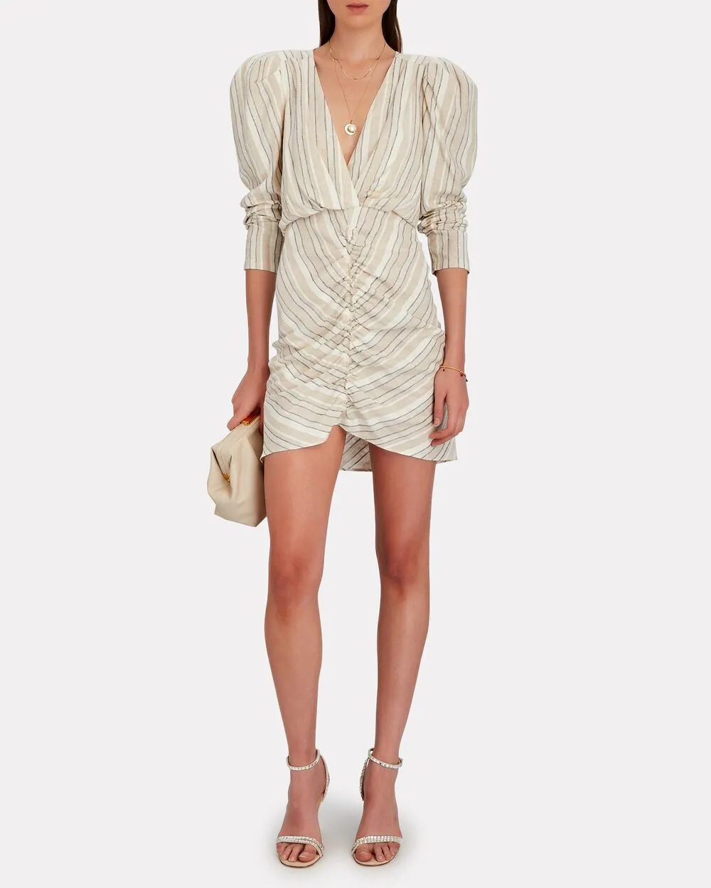 Lola Crystal-Embellished Suede Sandals sold by INTERMIX product image thumbnail 5