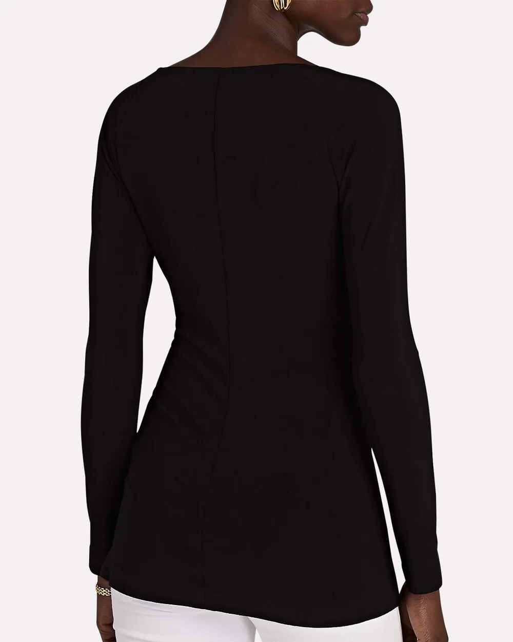 Draped Sweetheart Jersey Top sold by INTERMIX product image thumbnail 2