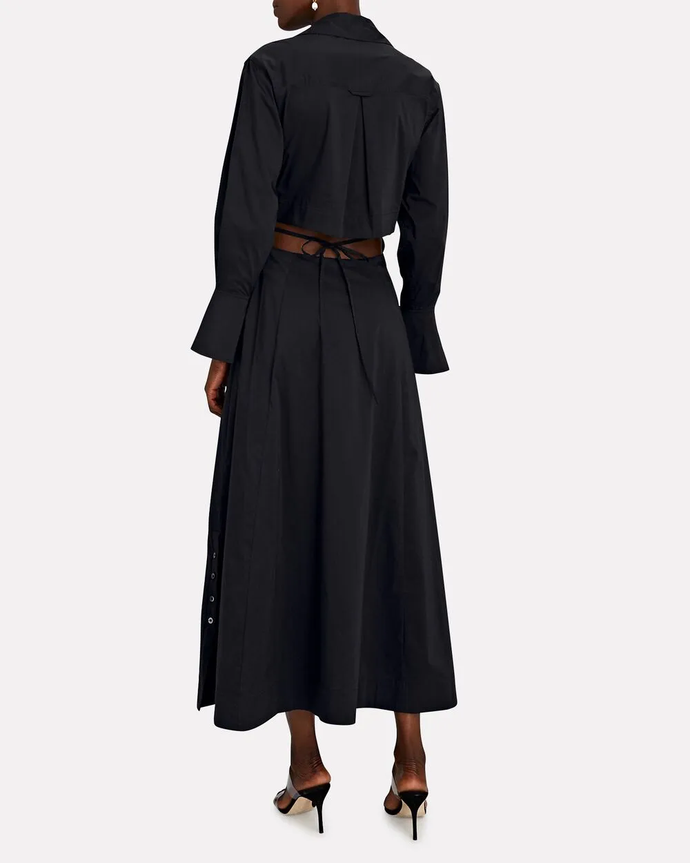 Alex Cut-Out Poplin Shirt Dress sold by INTERMIX product image thumbnail 2