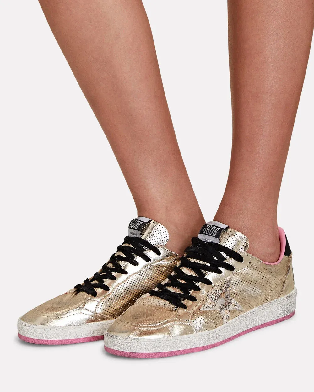 Ball Star Metallic Sneakers sold by INTERMIX