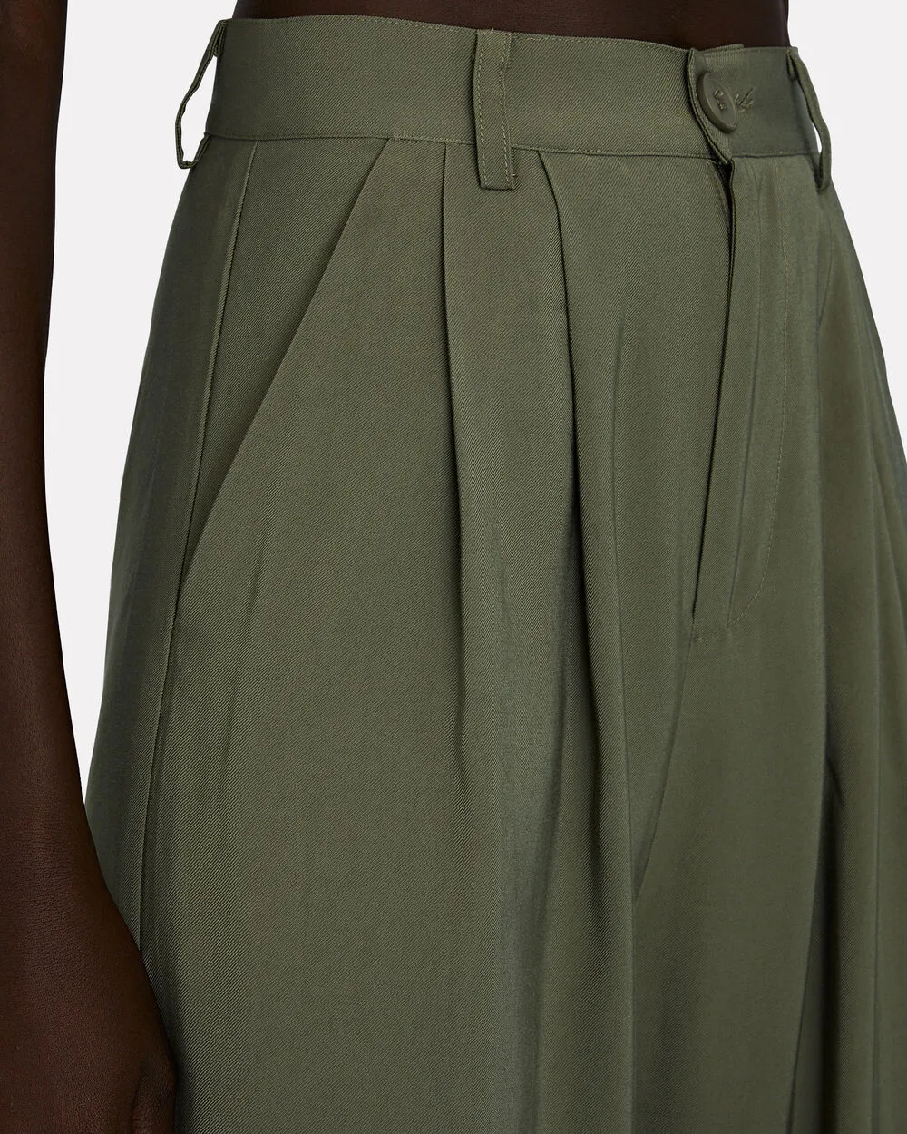 Fabi Pleated Wide-Leg Pants sold by INTERMIX product image thumbnail 3