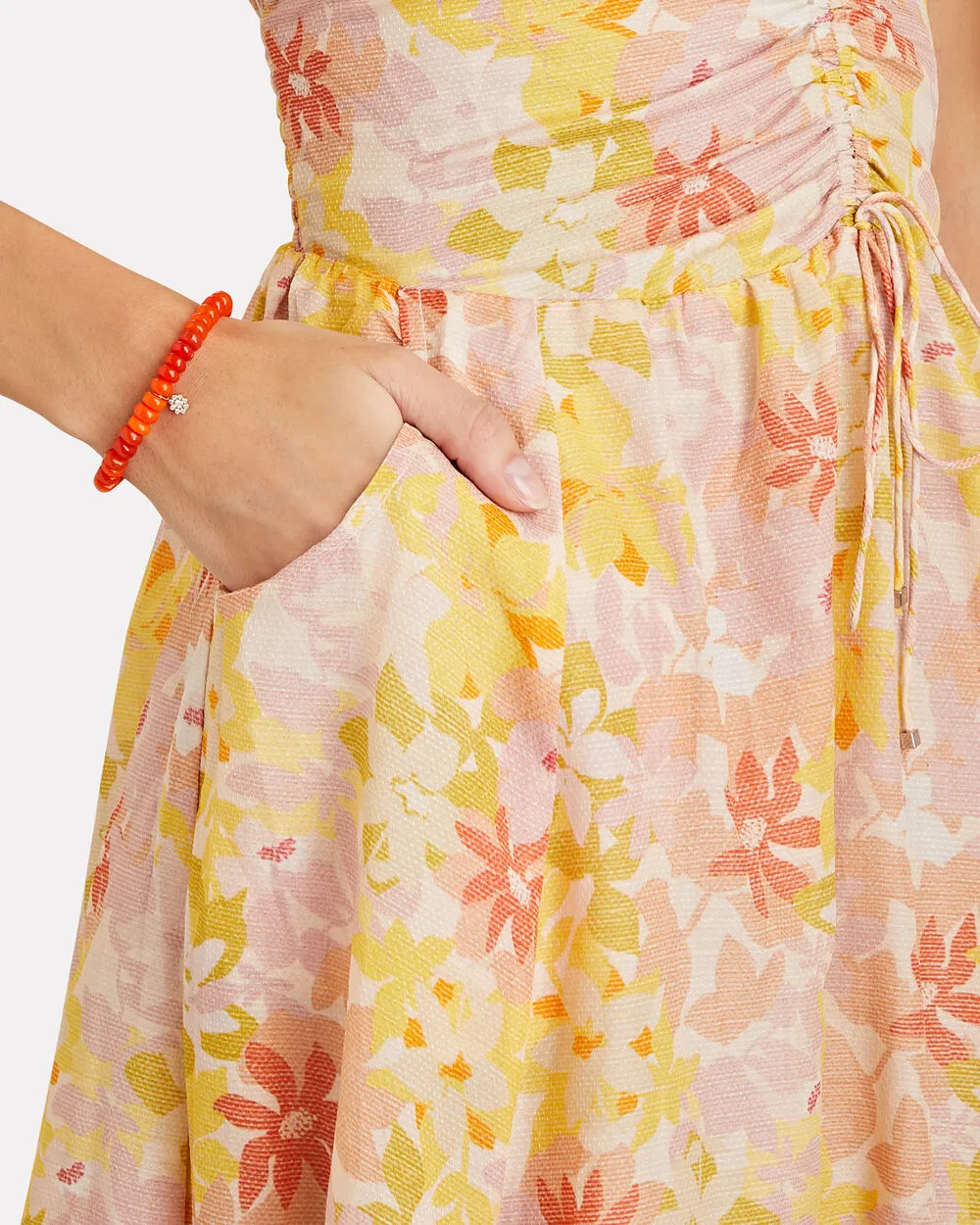 Evil Eye Flower Opal Beaded Bracelet sold by INTERMIX