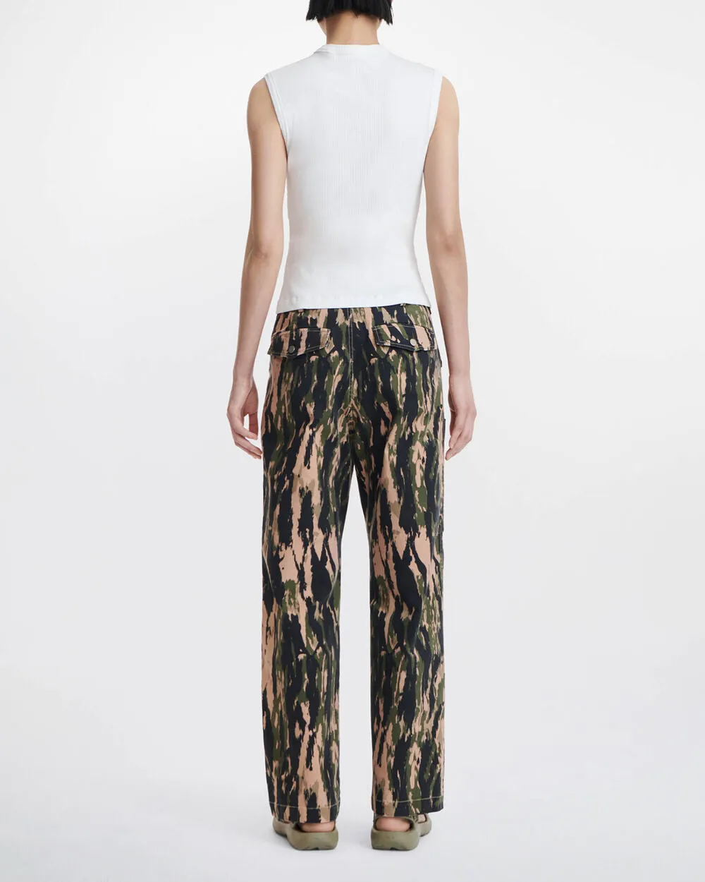 Split Hem Corset Tank sold by INTERMIX product image thumbnail 2