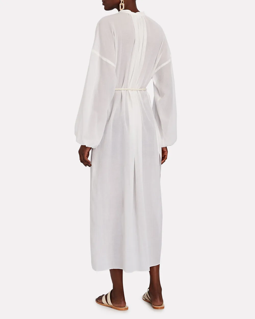 Palma Cotton-Silk Coverup Dress sold by INTERMIX product image thumbnail 2