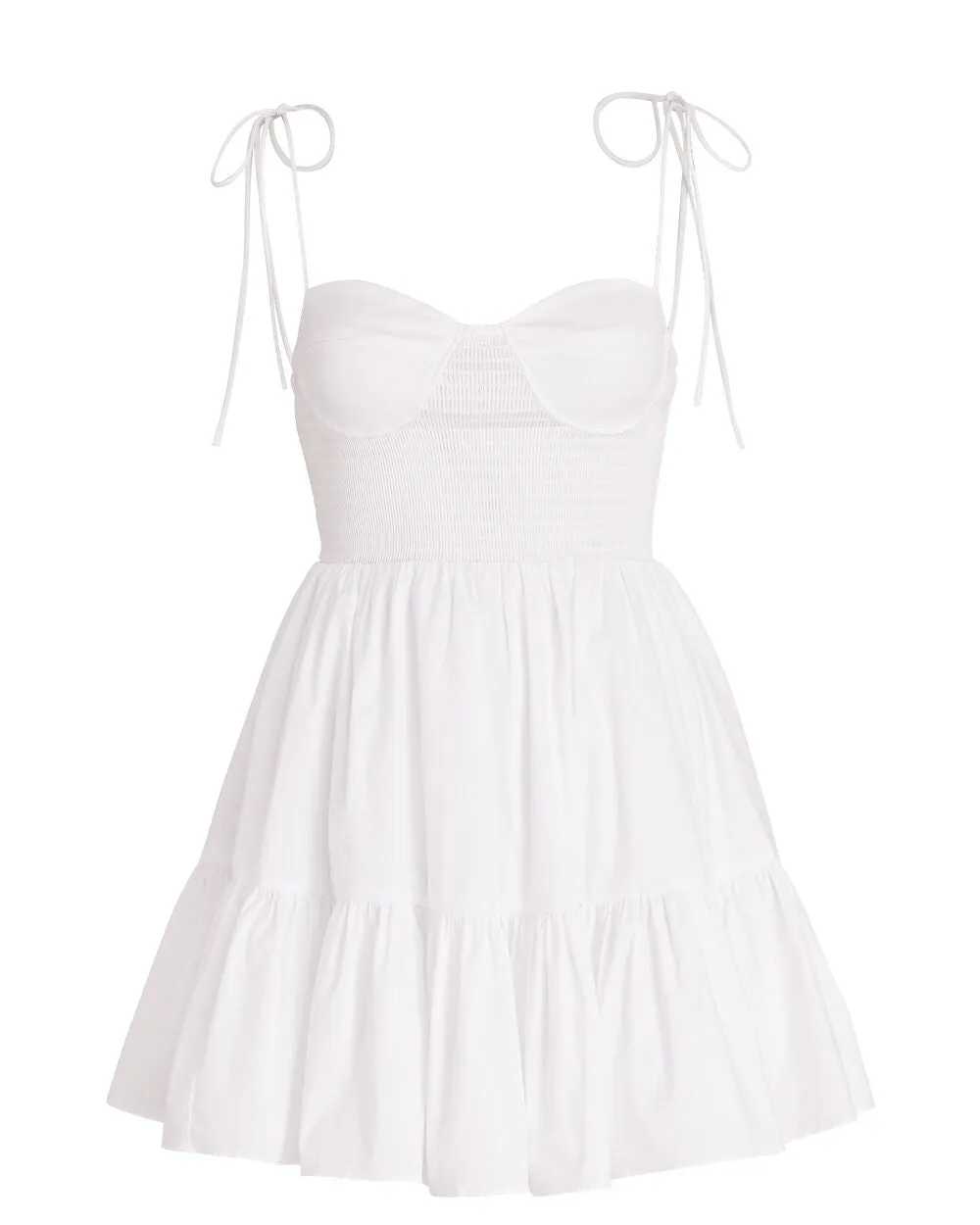 Landry Tie-Shoulder Cotton Mini Dress sold by INTERMIX product image thumbnail 5